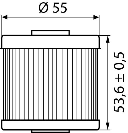 Hi-Q Ölfilter Einsatz OF123 für Kawasaki - Motorradteile & Ersatzteile - Filter & Schläuche