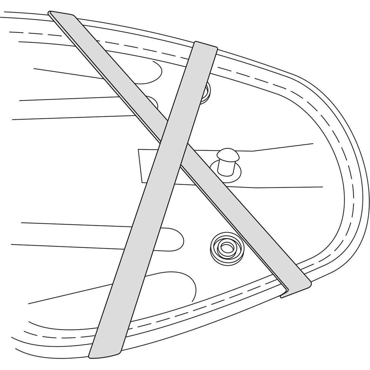 Hepco & Becker-Hecktaschenhalter Lock-it Seatpad Basic 526000-0003301212000000