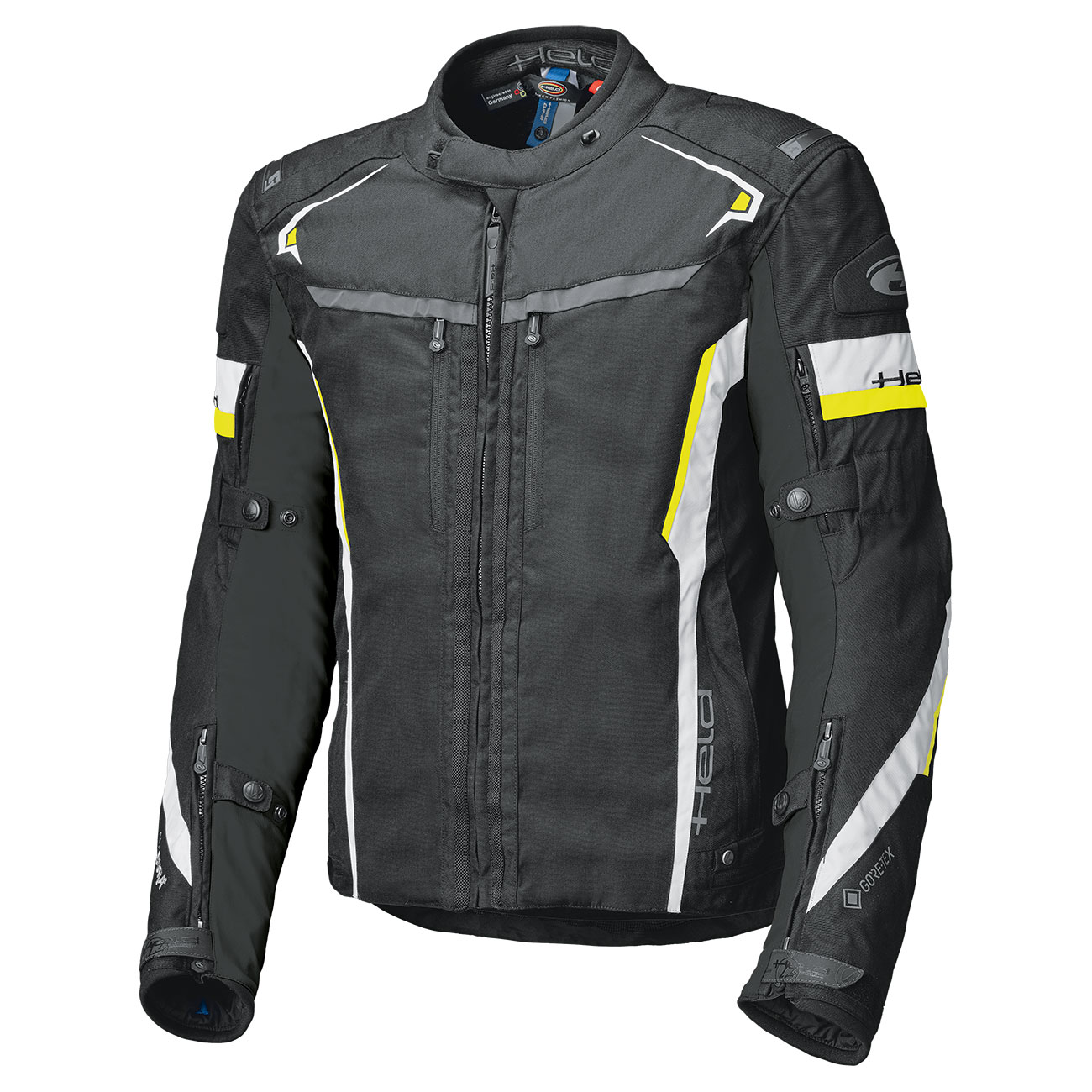 Held Imola ST Gore-Tex Textiljacke schwarz/neongelb S - Motorradbekleidung - Motorradjacken