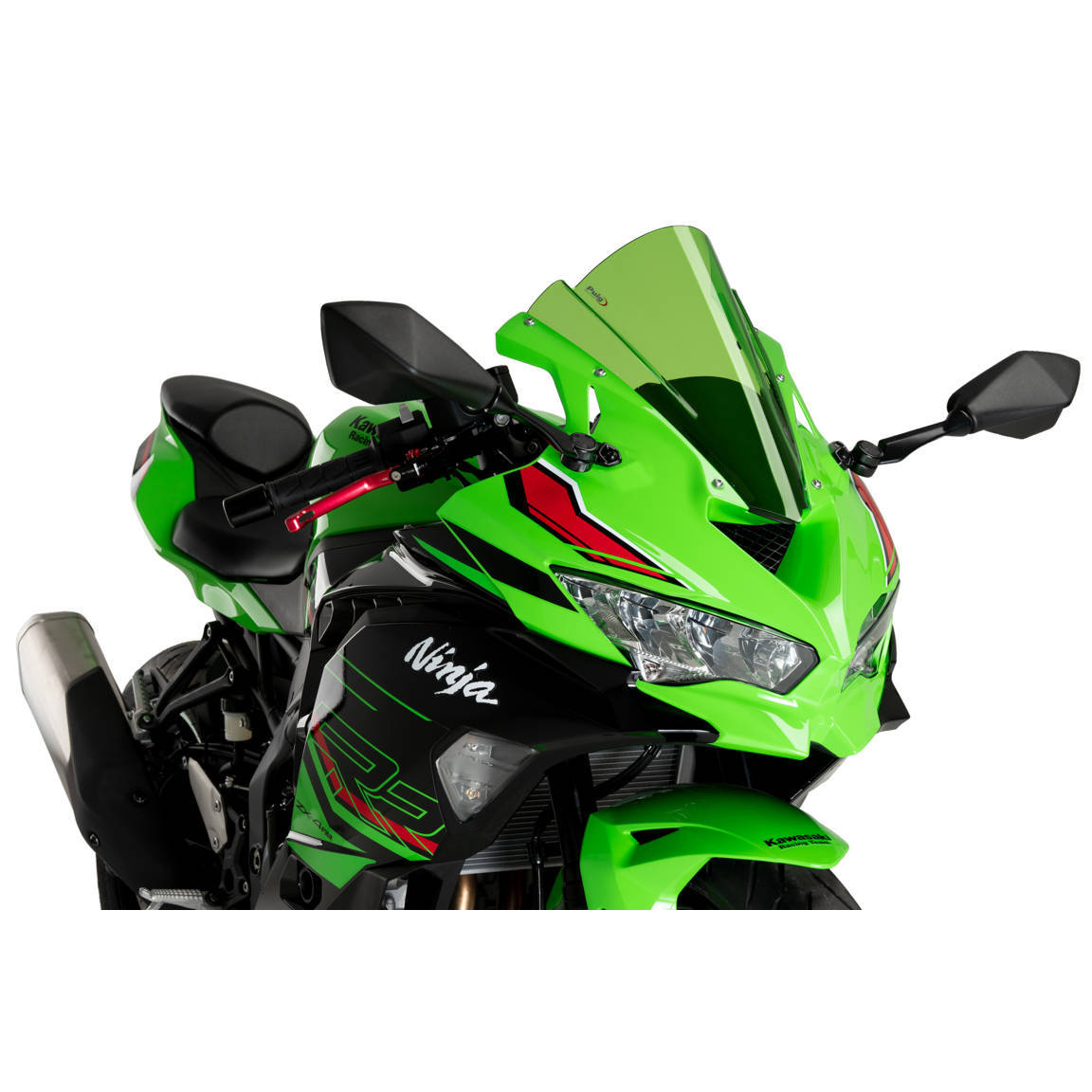 Puig Z-Racing Scheibe grün für Kawasaki ZX-6 R 2024- - Motorradteile & Ersatzteile - Verkleidungen & Abdeckungen