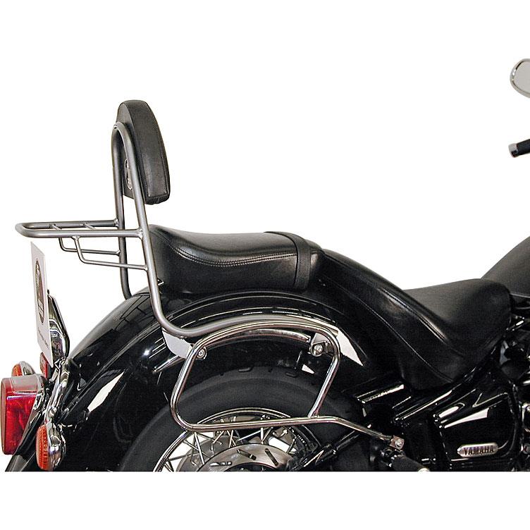 Hepco & Becker Sissybar mit Gepäckträger chrom für XVS 1100 Drag Star Class - Motorradteile & Ersatzteile - Anbauteile