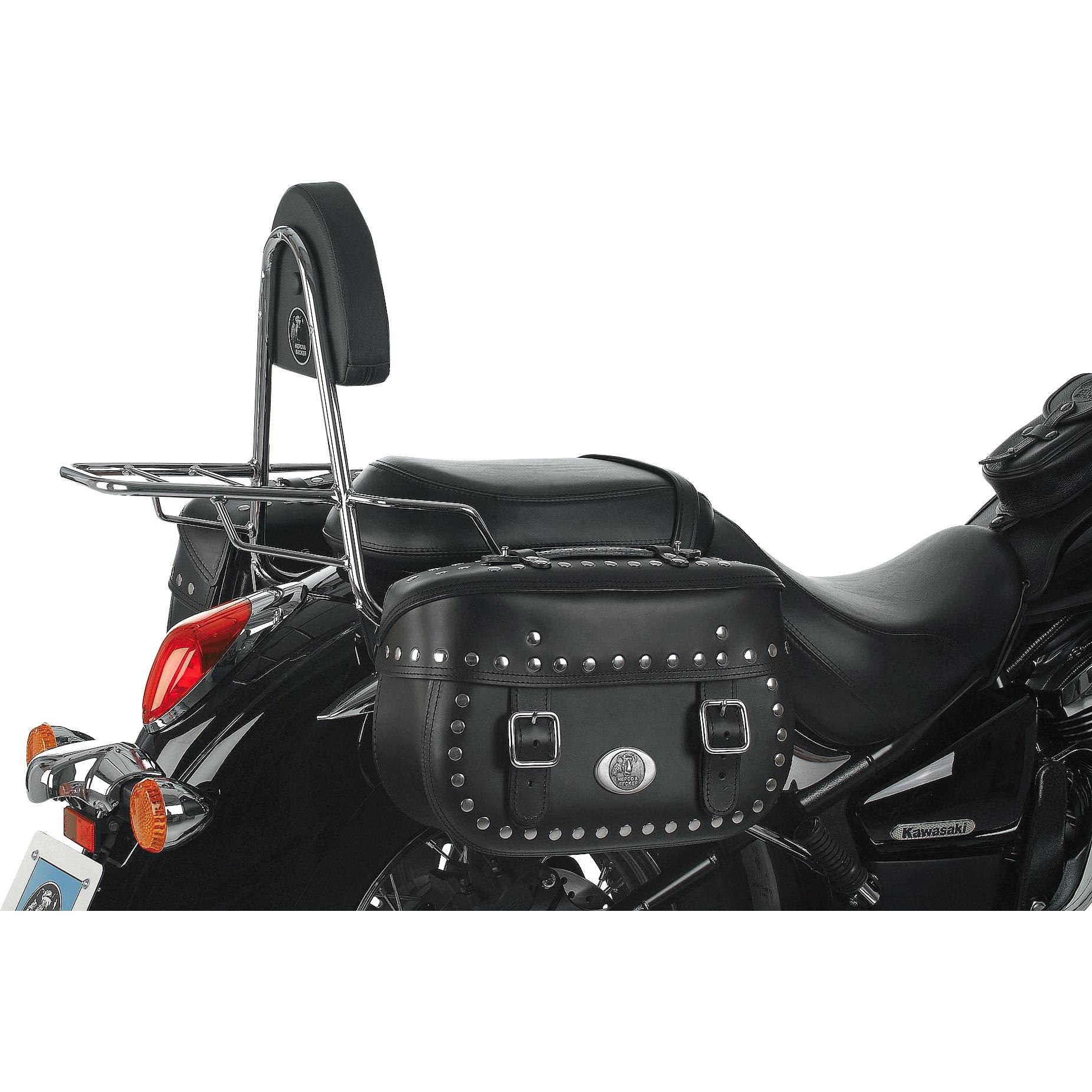 Hepco & Becker Sissybar mit Gepäckträger schwarz für VN 900 Classic/Custom - Motorradteile & Ersatzteile - Anbauteile