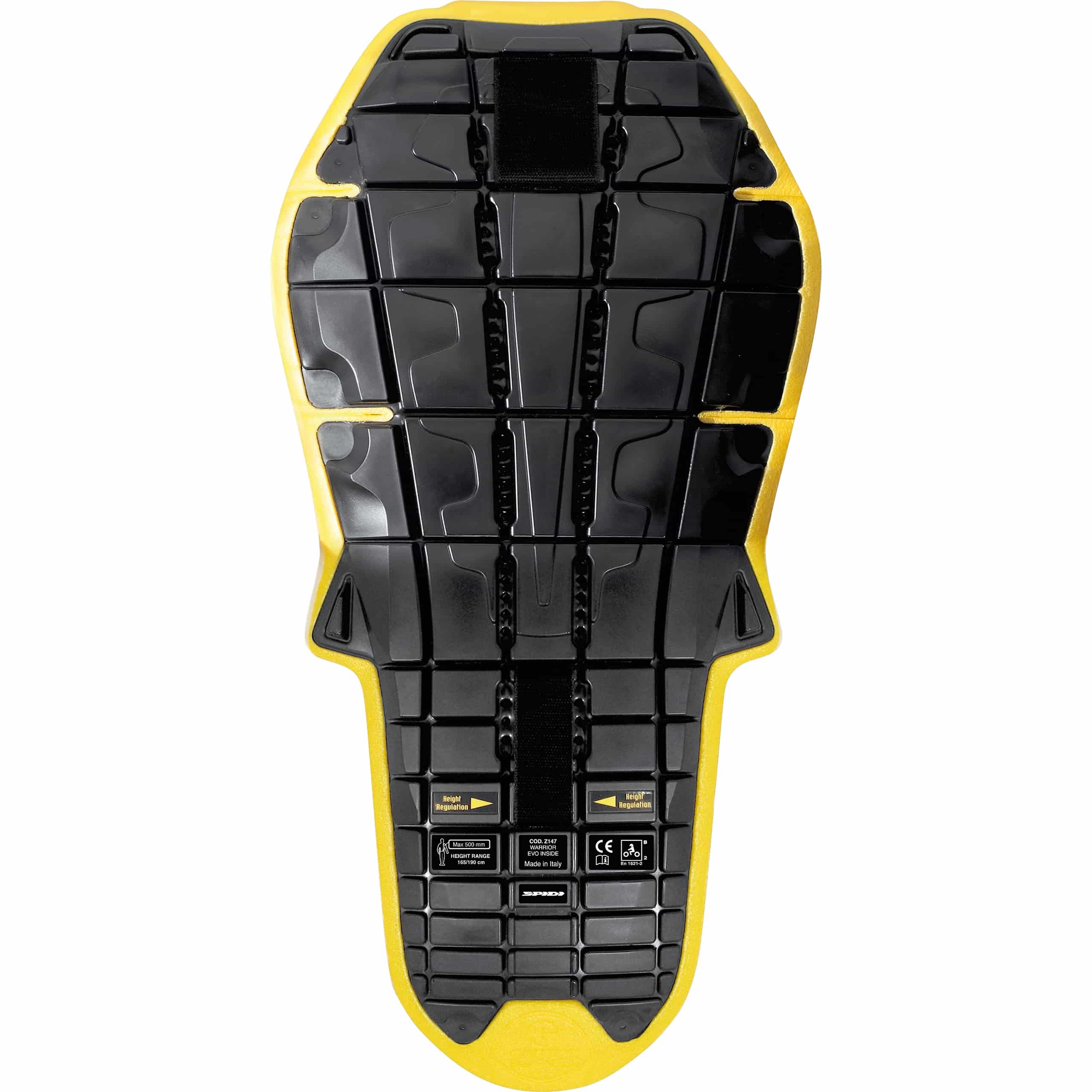 SPIDI-Back Warrior Evo Rückenprotektor grau/gelb-3212491999009