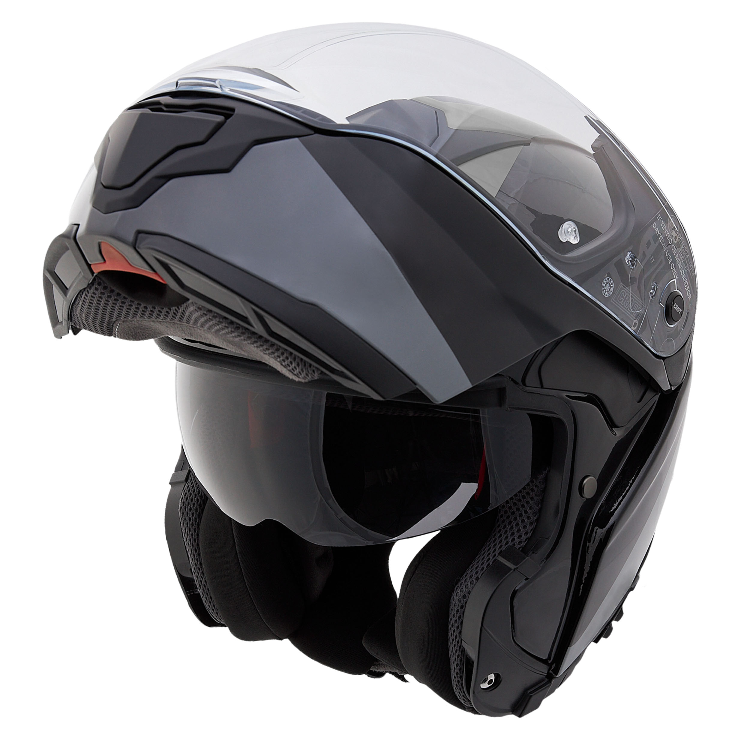 Craft Fiberglas Klapphelm Tour Silber Dekor #26 S - Helme & Brillen - Motorradhelme
