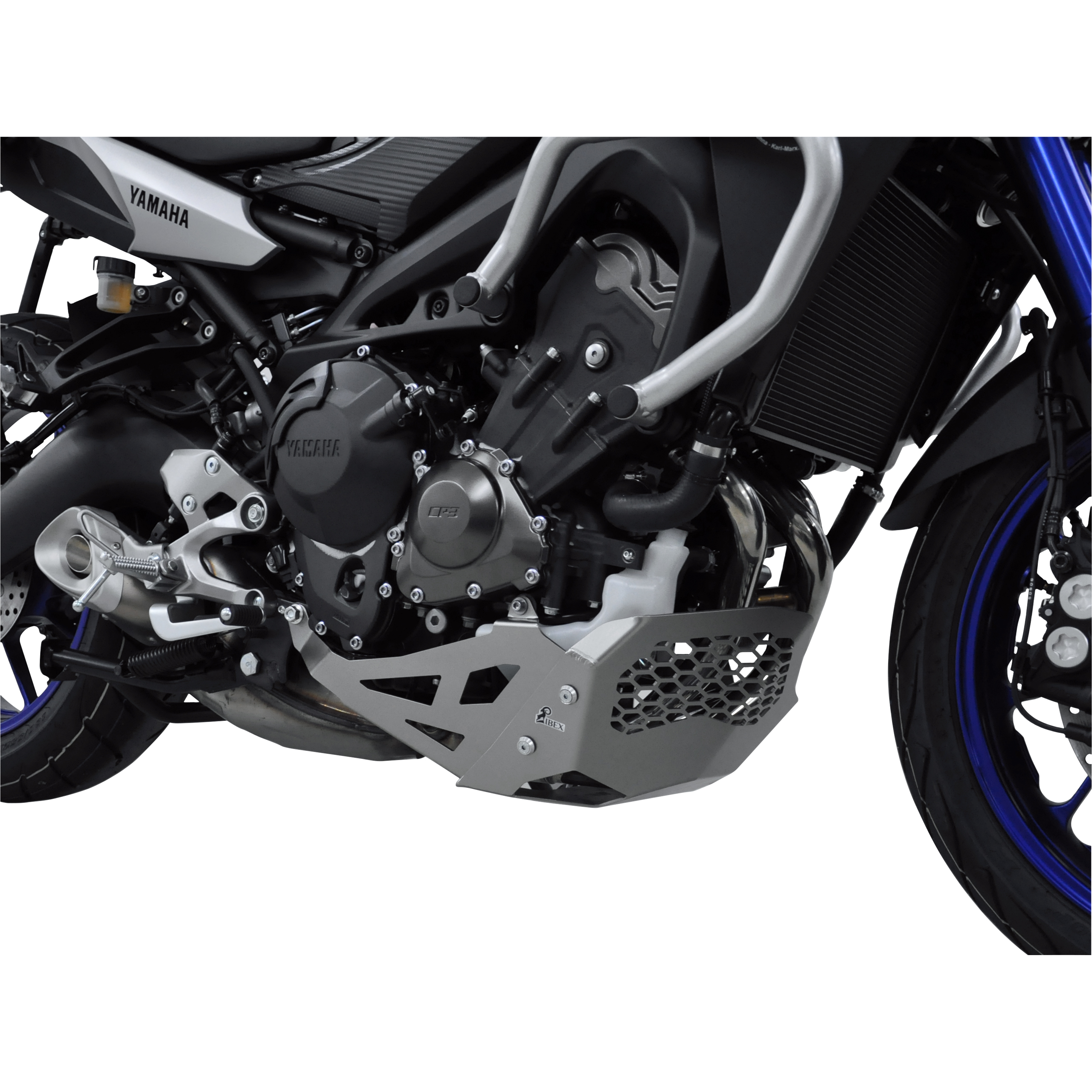 Zieger Motorschutz Alu silber für Yamaha MT-09 Tracer 900 - Motorradteile & Ersatzteile - Verkleidungen & Abdeckungen