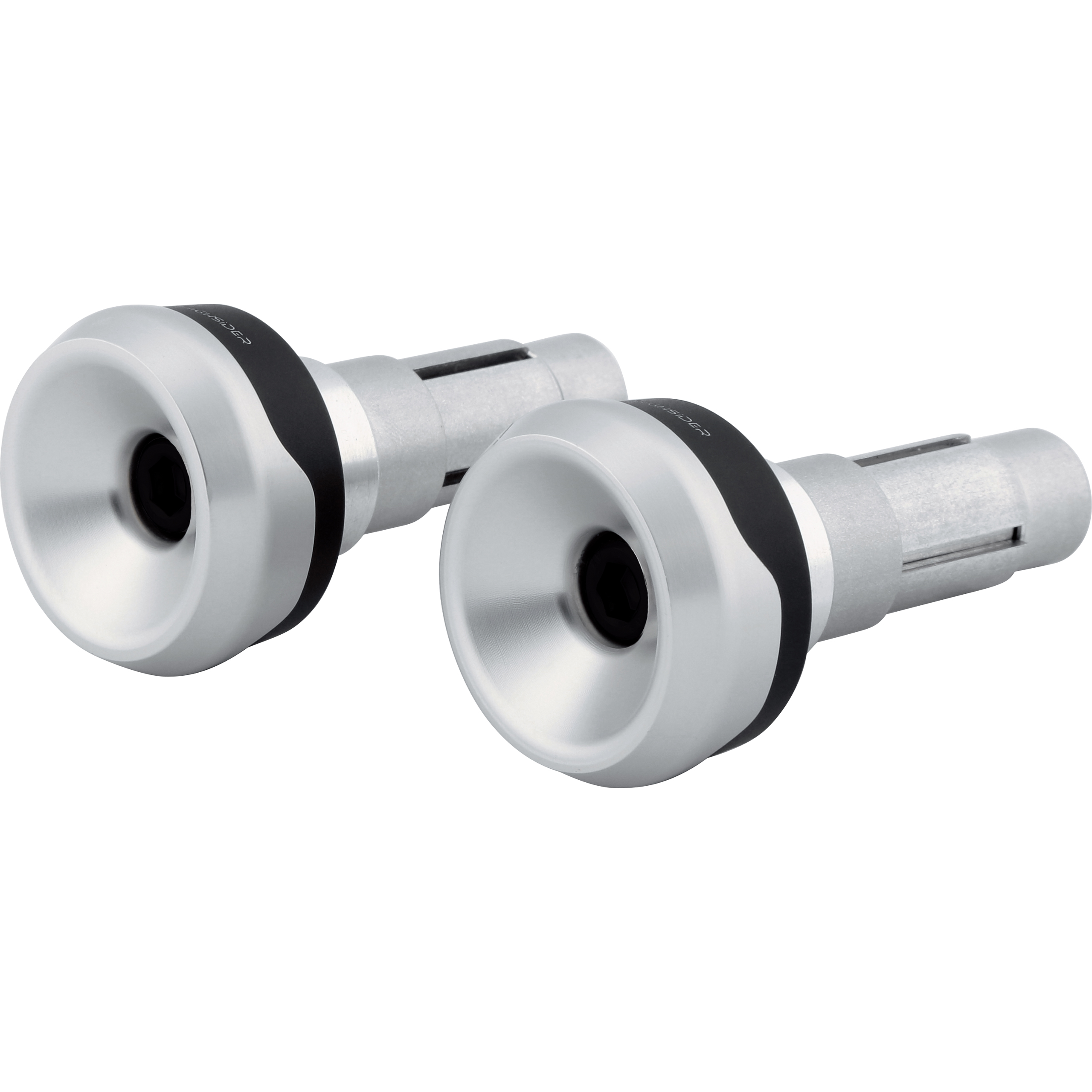 Highsider-Lenkergewichte für 12-22mm AKRON XS silber/schwarz-5740241000001731