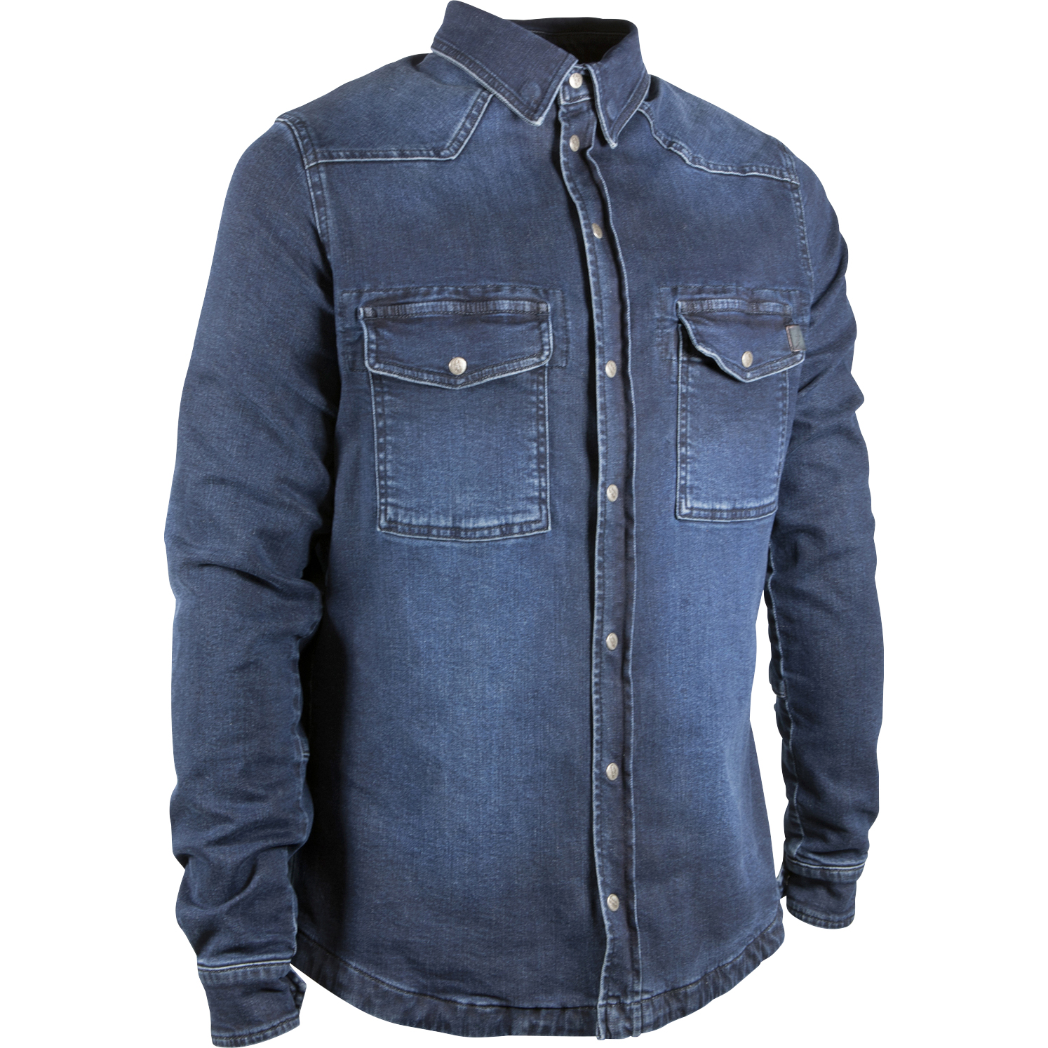John Doe-Motoshirt Hemd dunkelblau M-2016531999003009