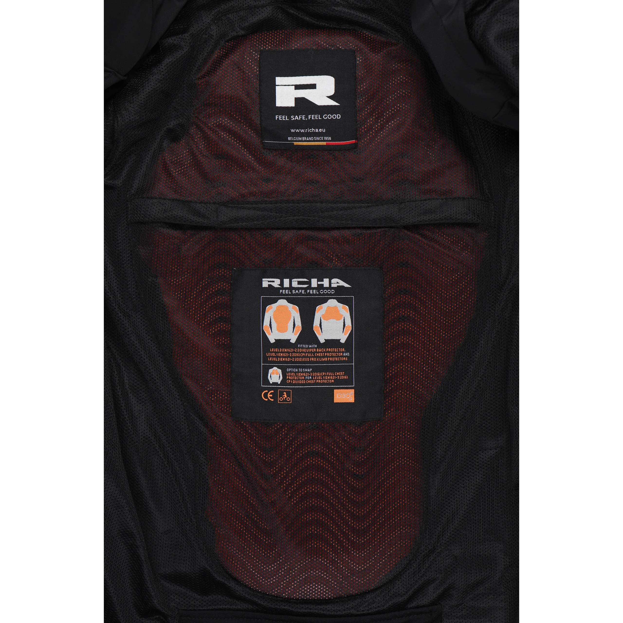 Richa-Bodyguard WP Textiljacke schwarz 3XL-2017531999001013