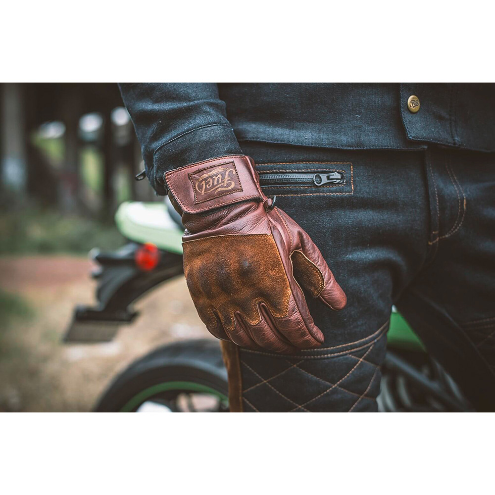 Fuel-Rodeo Lederhandschuh braun-0001954007006