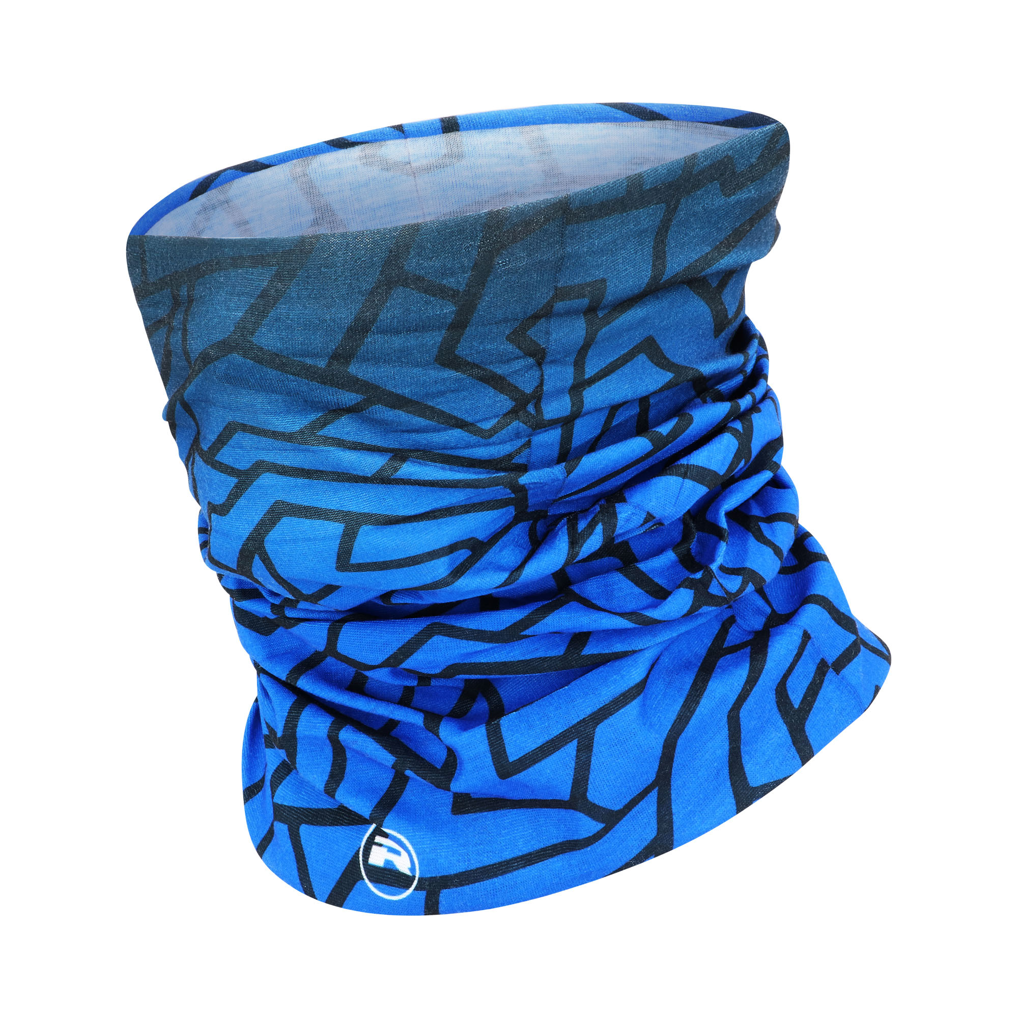 Richa Multifunktionstuch Grout schwarz/blau - Motorradbekleidung - Wetterschutzkleidung