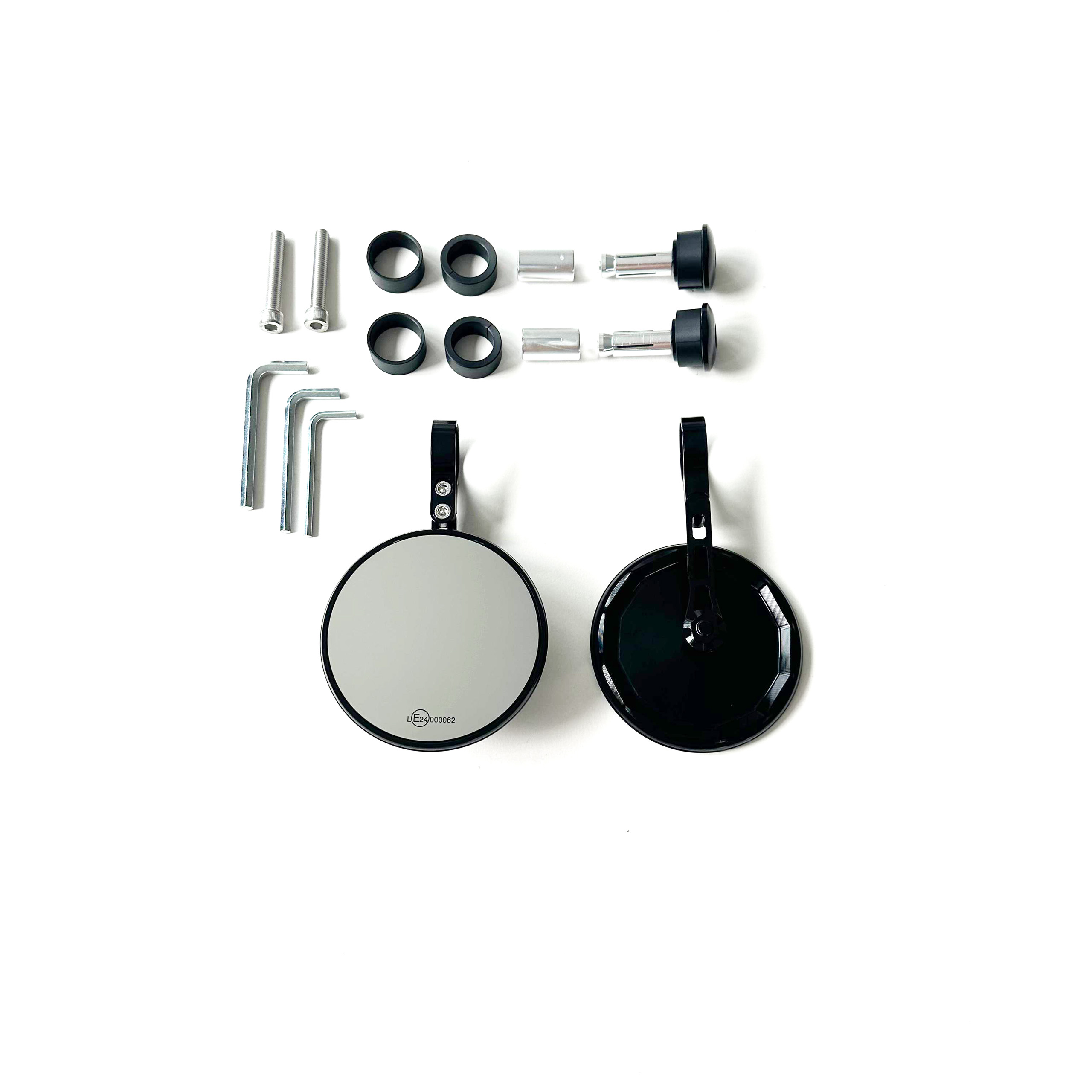 Hashiru-Lenkerendenspiegelpaar Mirage rund schwenkbar 13-18mm+22-30m-0001346112000000