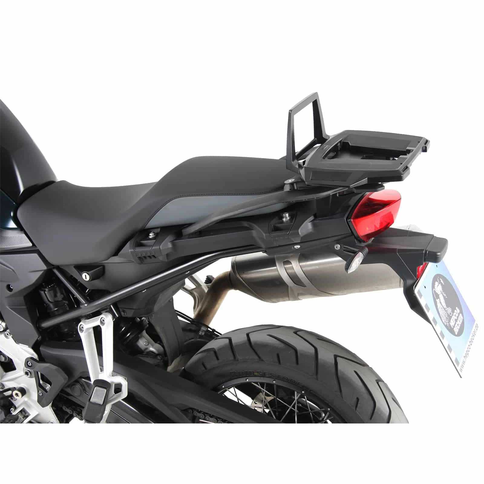 Hepco & Becker Gepäckbrücke Alurack für BMW F 800 GS 2024- mit OEM Kunststo - Motorradzubehör - Motorradgepäck