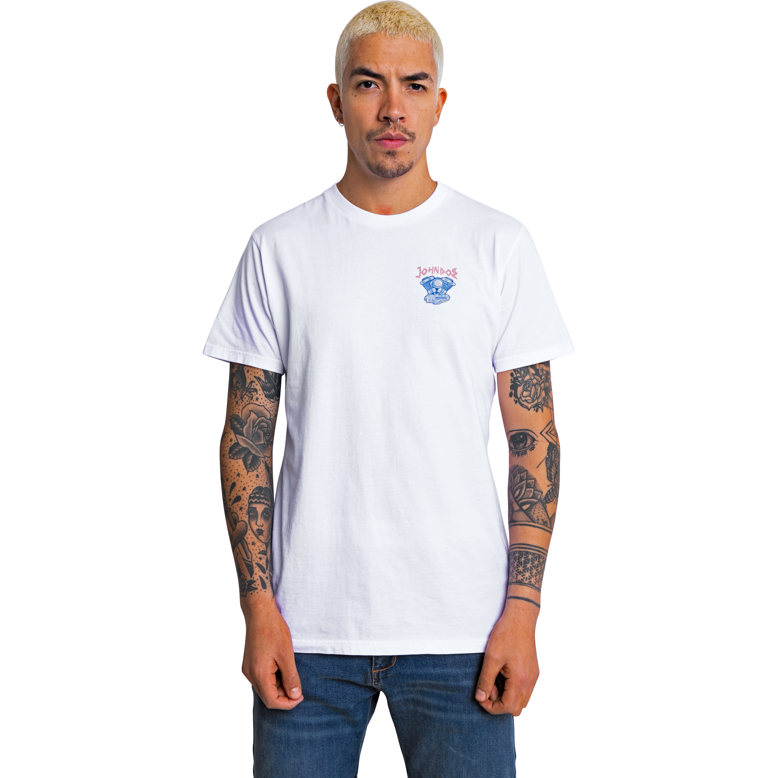 John Doe-T-Shirt Eagle weiß XL-8021151999004011