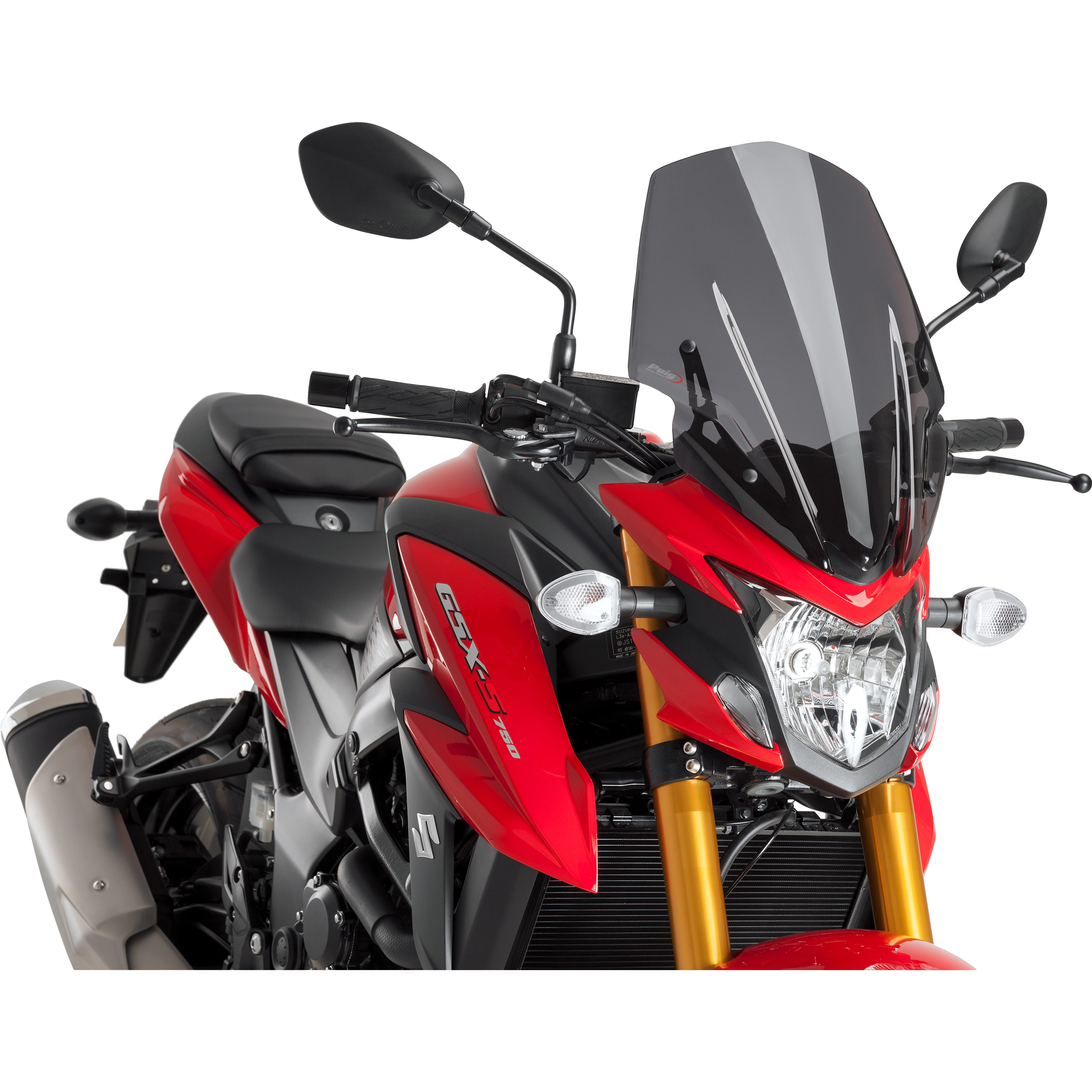 Puig Windschutzscheibe NG Touring stark getönt für GSX-S 750 - Motorradteile & Ersatzteile - Anbauteile