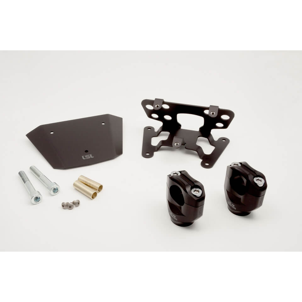 LSL Lenkerklemmböcke Ø28,6mm schwarz für Yamaha MT-07 2014-2017 - Motorradteile & Ersatzteile - Lenker, Griffe & Hebel