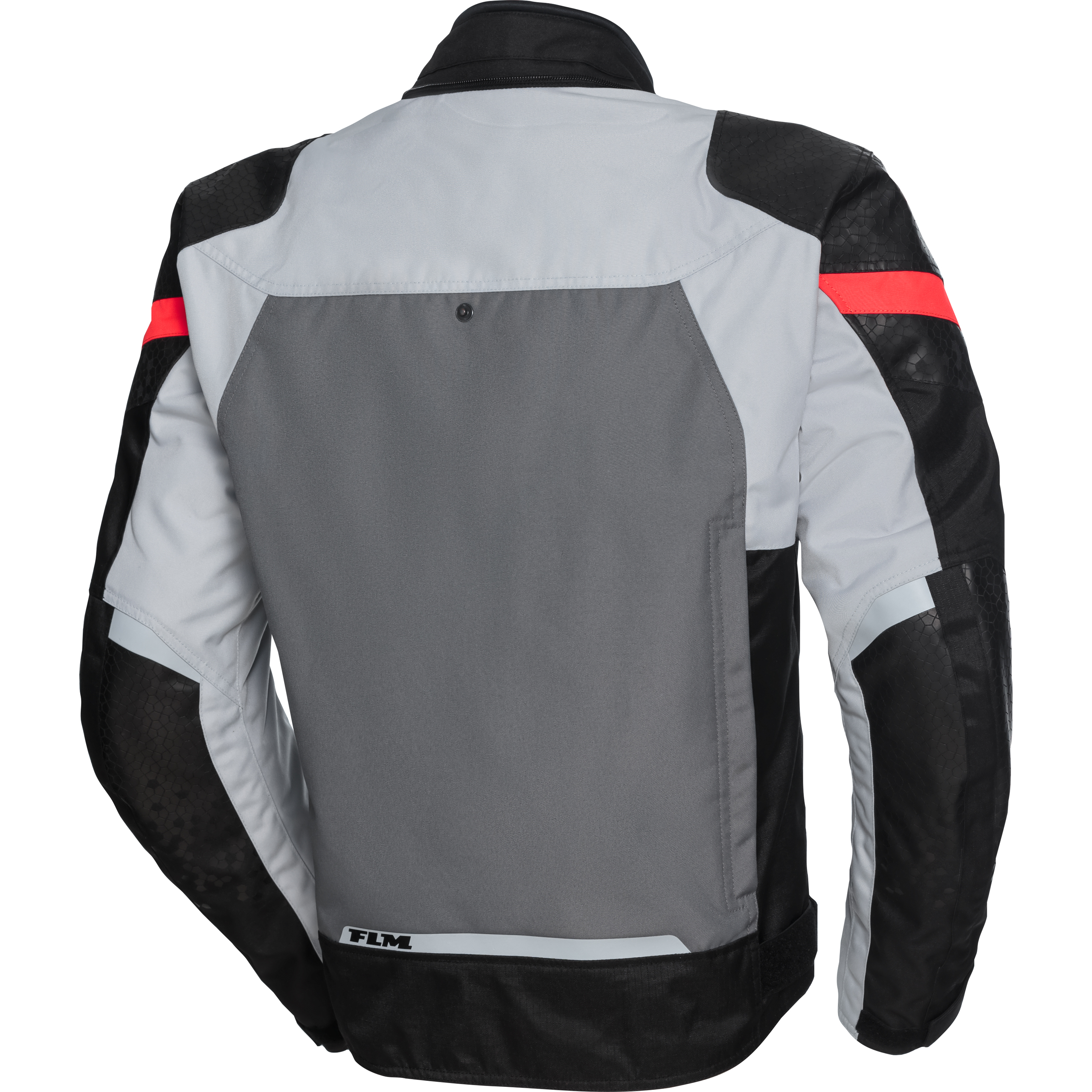 FLM-Fuel WP Textiljacke grau/rot XL-2019291999002011