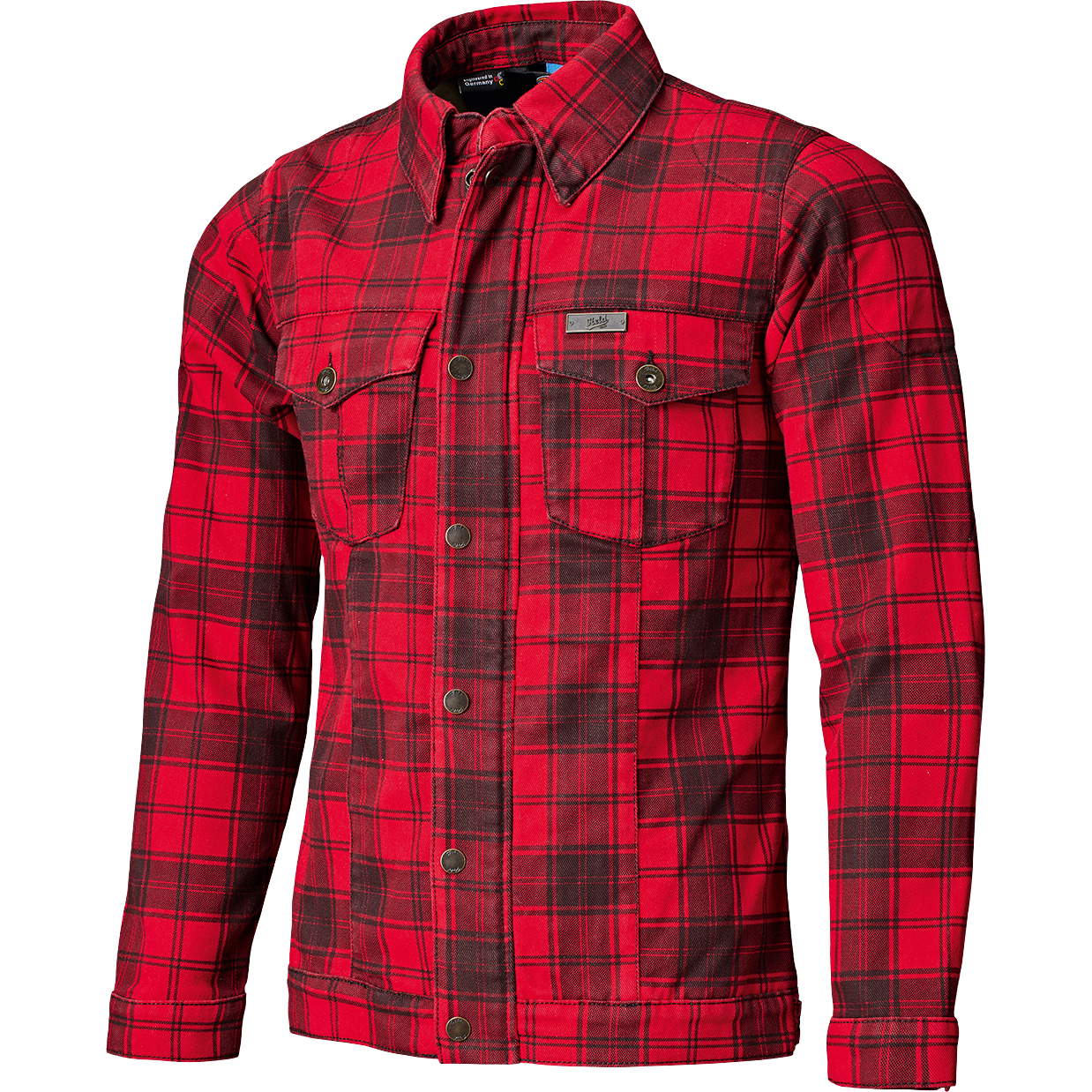 Held Woodland Hemd schwarz/rot M - Motorradbekleidung - Motorradbekleidung Herren