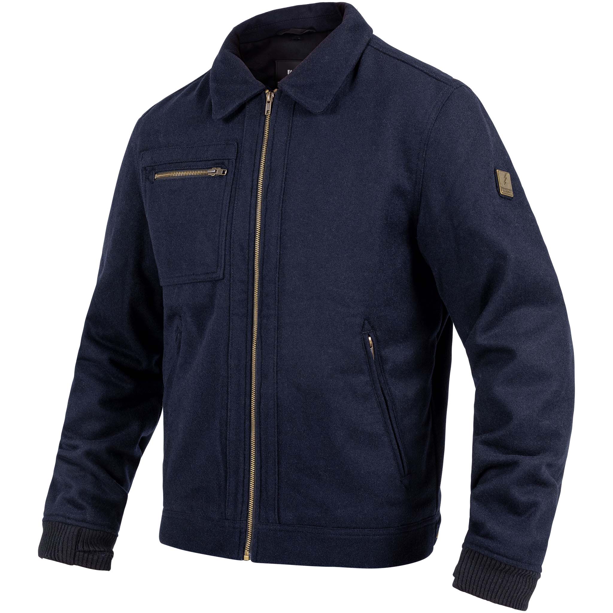 John Doe-Escape Wolljacke blau L-0000458005003010
