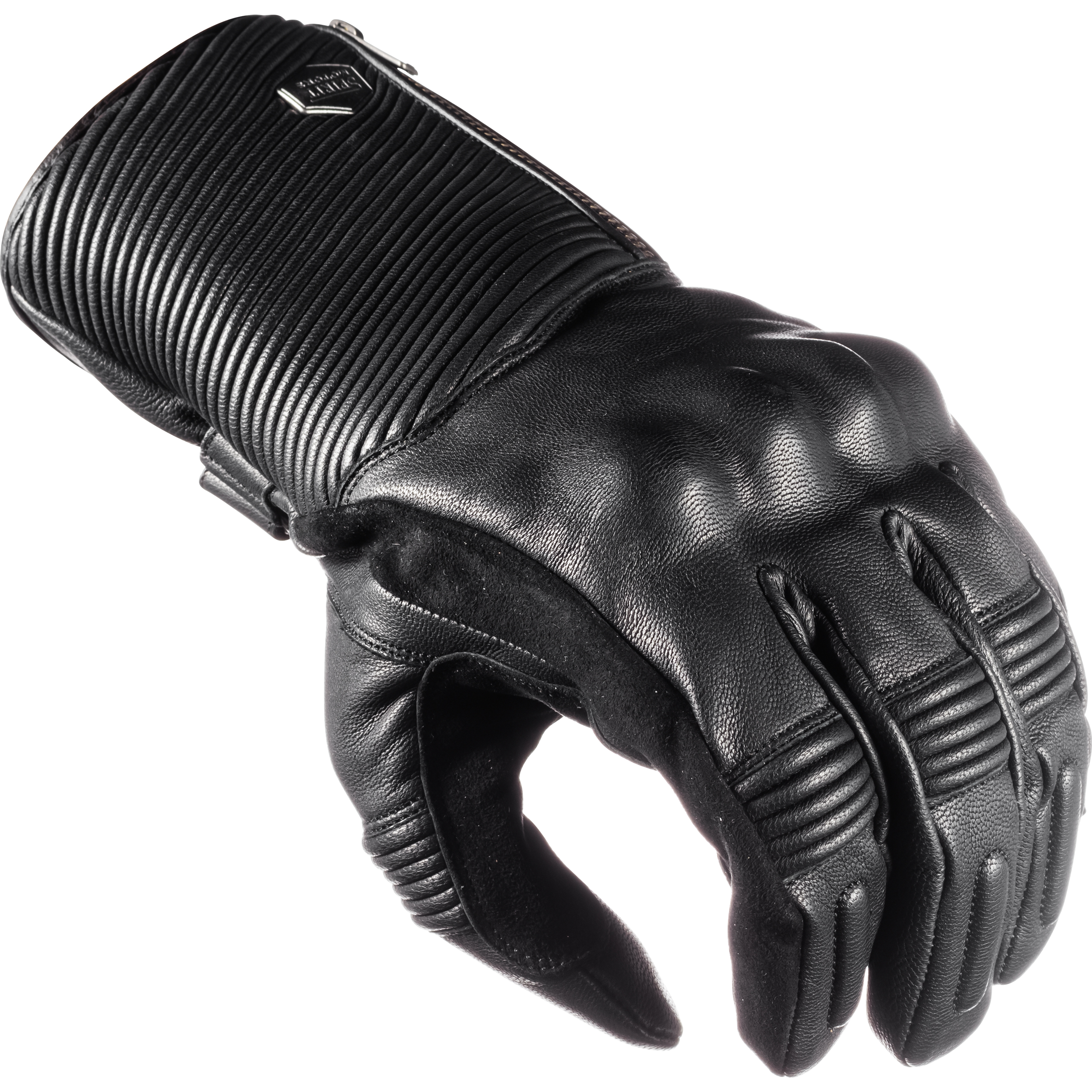Spirit Motors-David Deckhand WP Lederhandschuh lang schwarz 10-3115261006001938