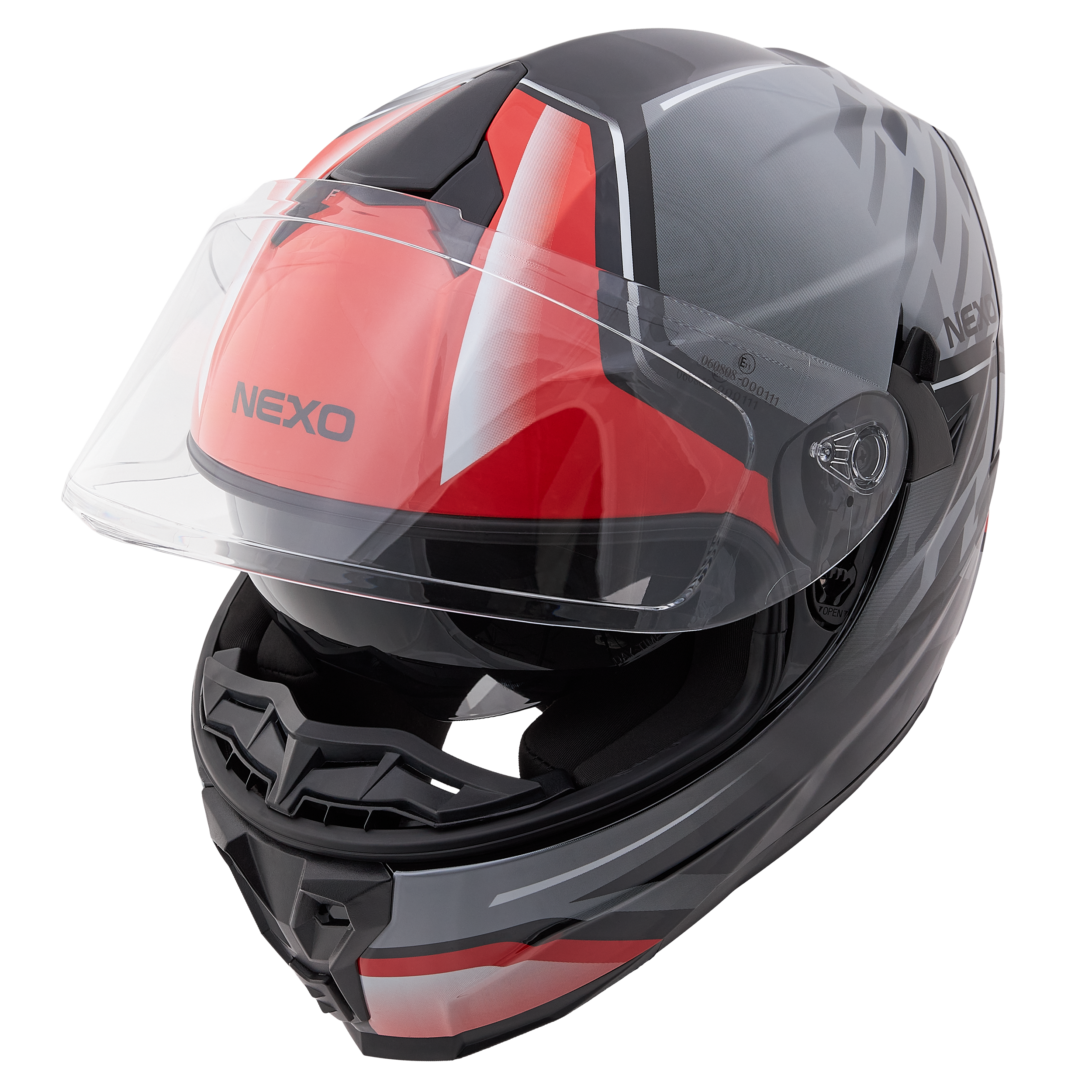 Nexo-Integralhelm Comfort II Rot Dekor #26 L-4604121999041010