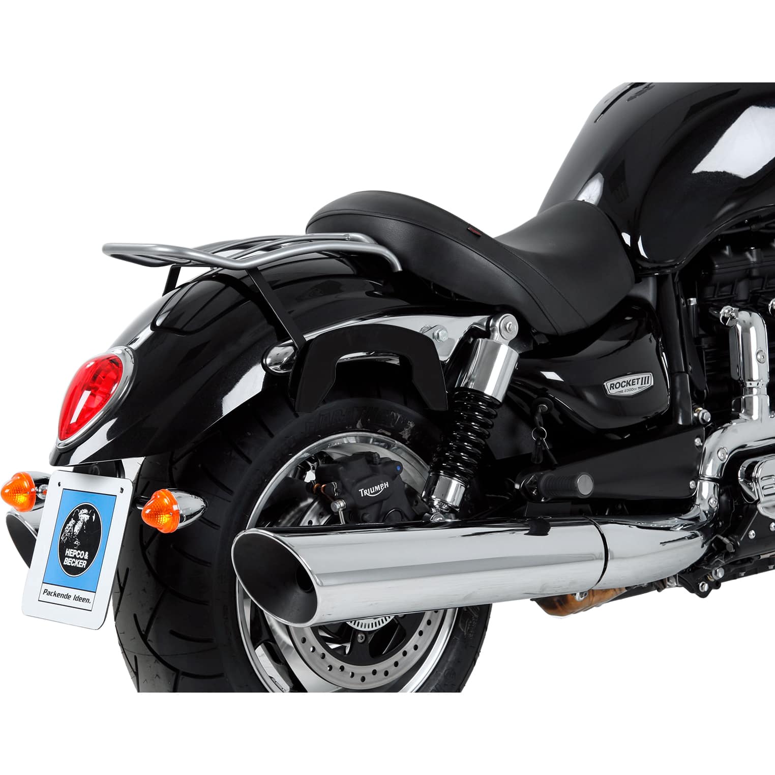 Hepco & Becker C-Bow Seitentaschenhalter schwarz für Rocket III /Roadster - Motorradzubehör - Motorradgepäck
