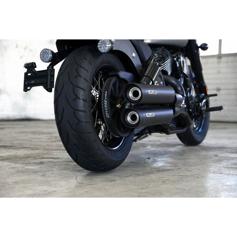 Miller Exhaust échappement SlashCut paire noir pour Indian Sport Chief /RT 25-
