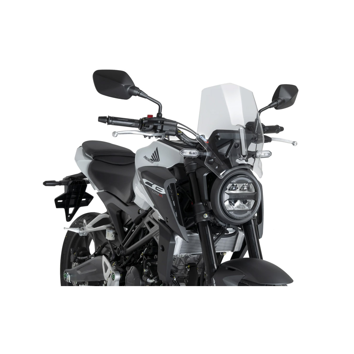 Puig Windschutzscheibe NG Sport klar für Honda CB 125/300 R 2024- - Motorradteile & Ersatzteile - Anbauteile