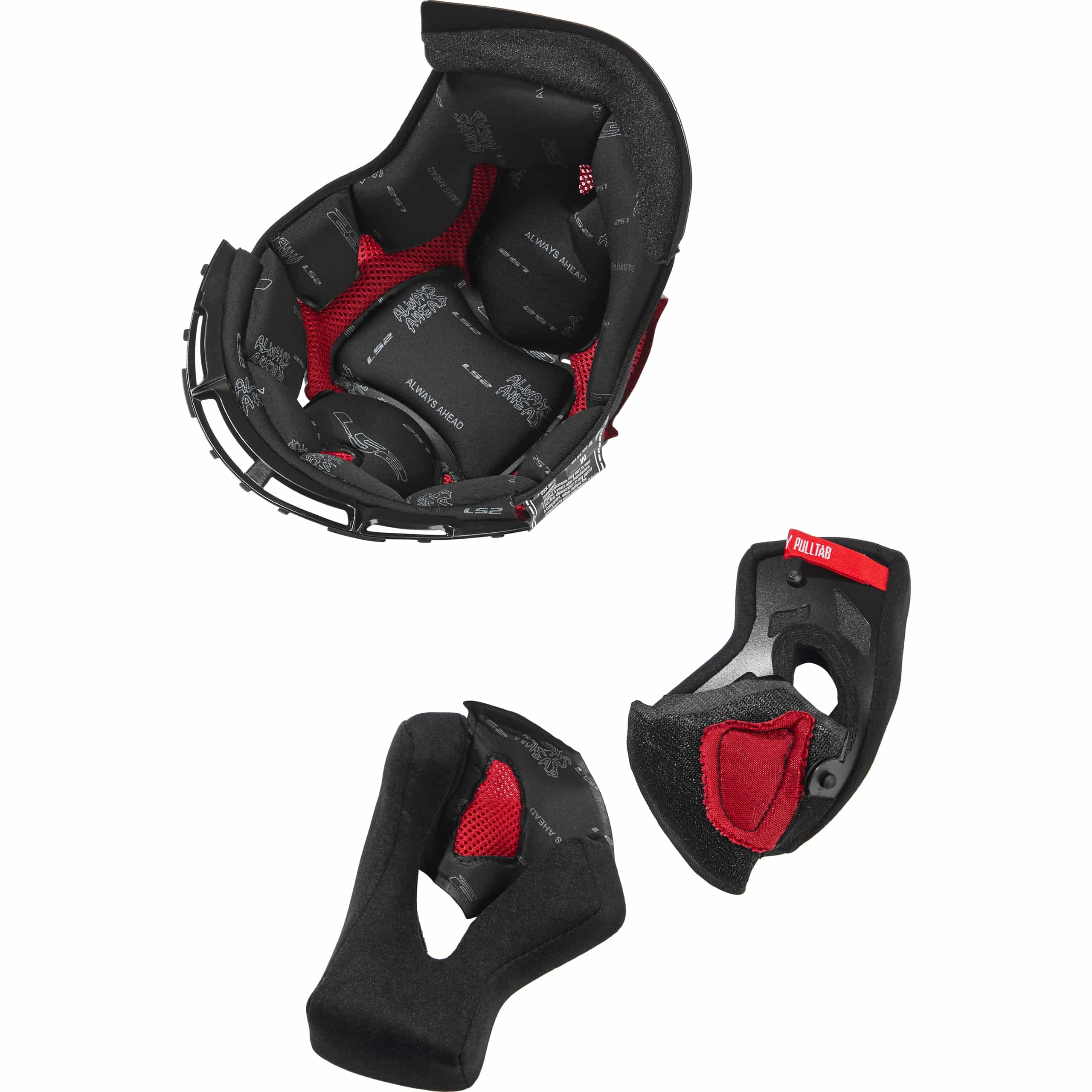 LS2 Wangen- und Innenpolster Set Challenger XXS - Helme & Brillen - Motorradhelme Zubehör