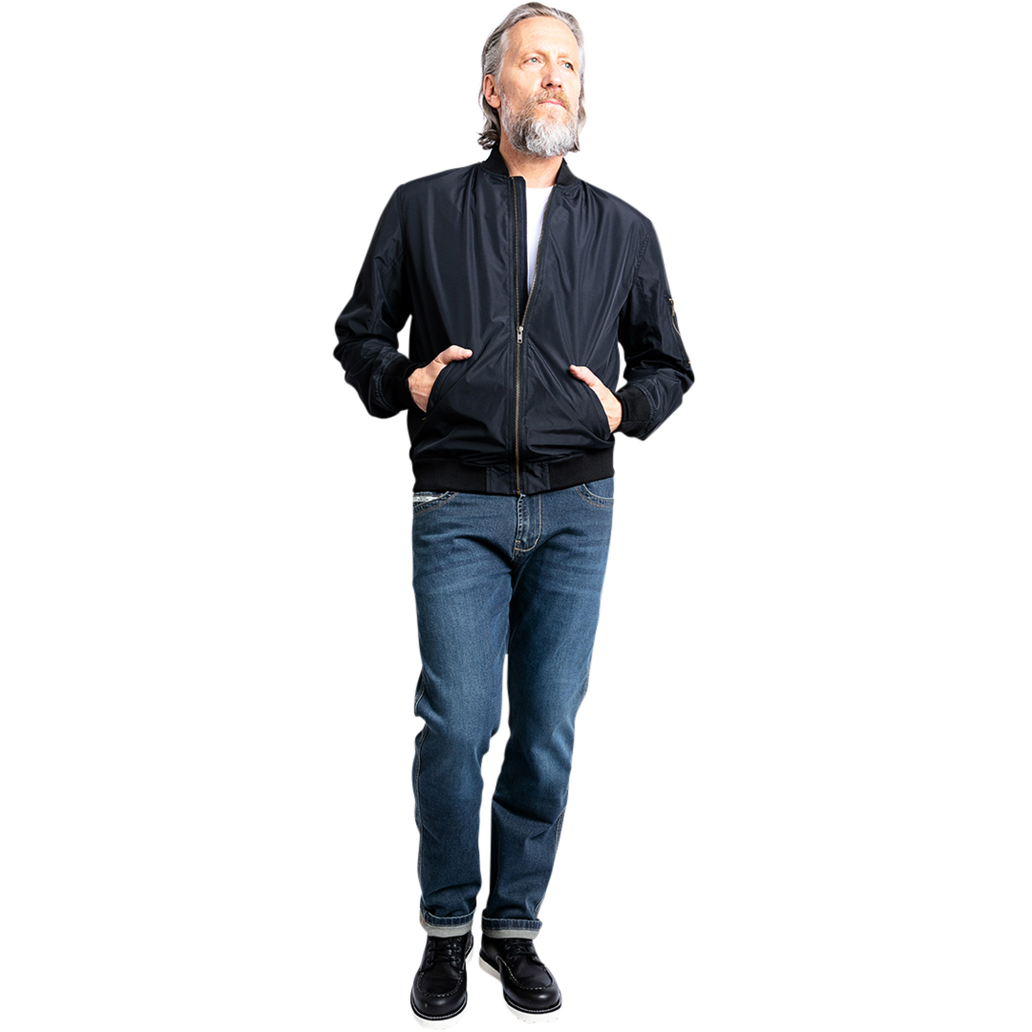 John Doe-Flight Textiljacke schwarz 4XL-2016561999001014