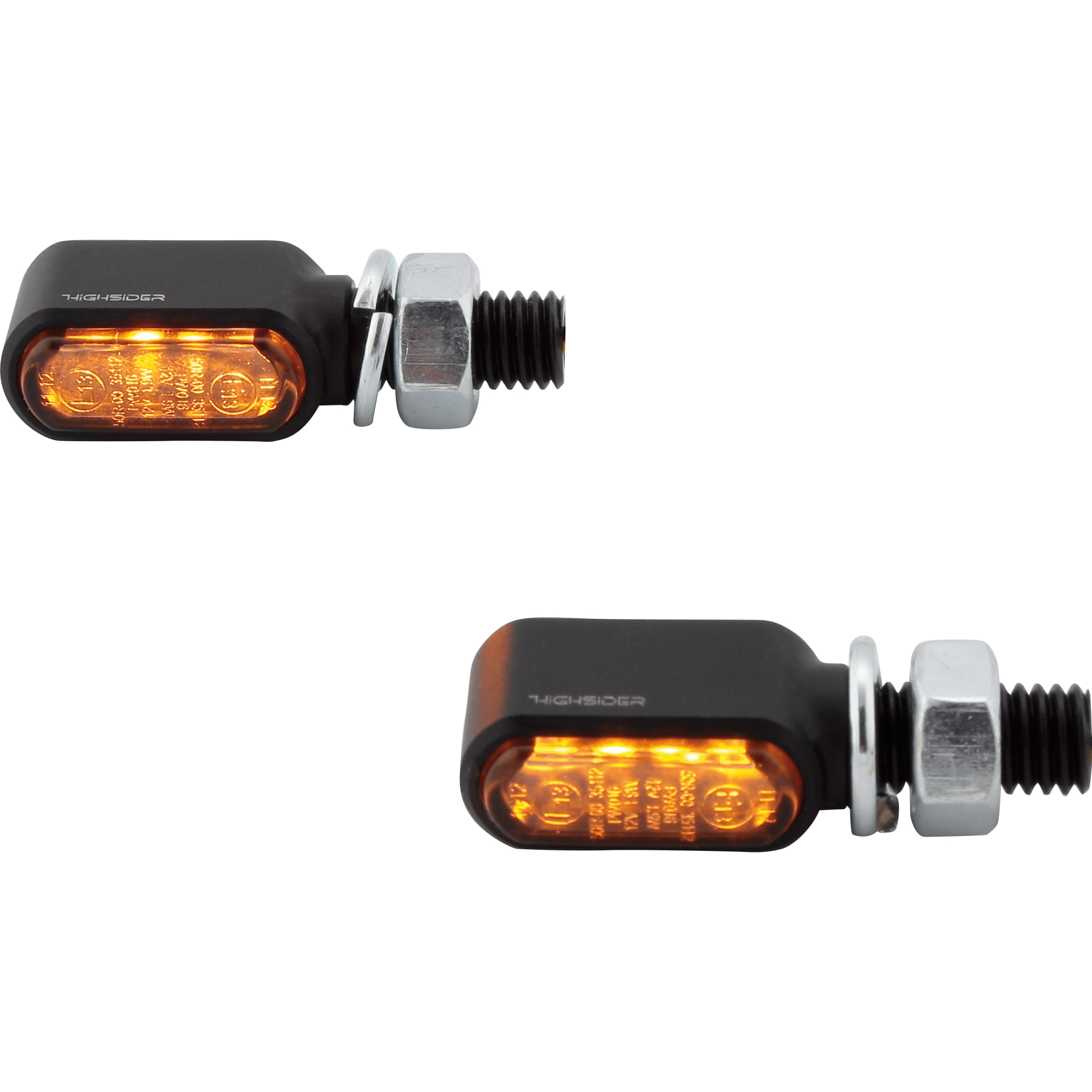 Highsider-LED Blinkerpaar Little Bronx M8 getöntes Glas-5740311020001340