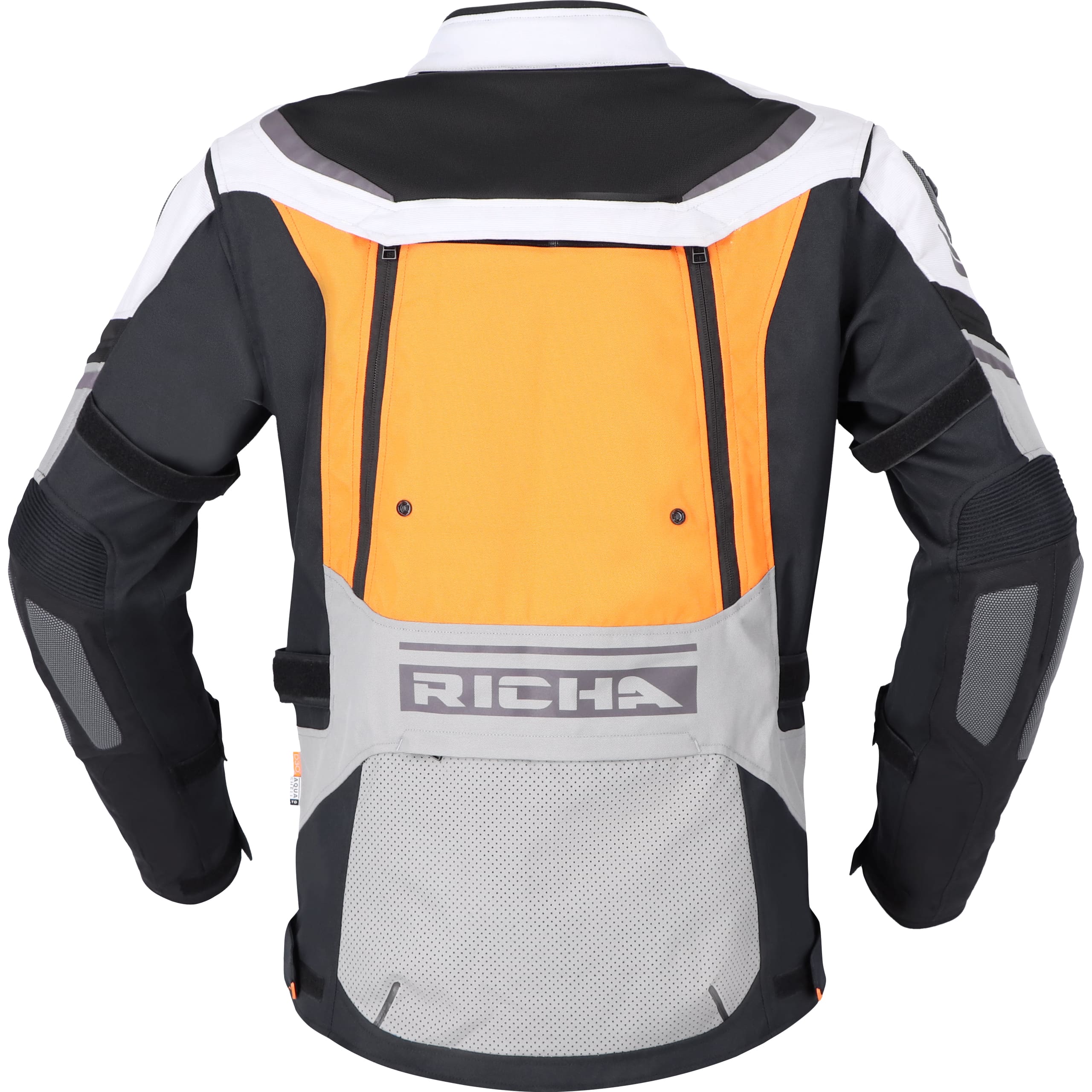 Richa-Infinity 2 Adventure Textiljacke grau/orange-2017411999011