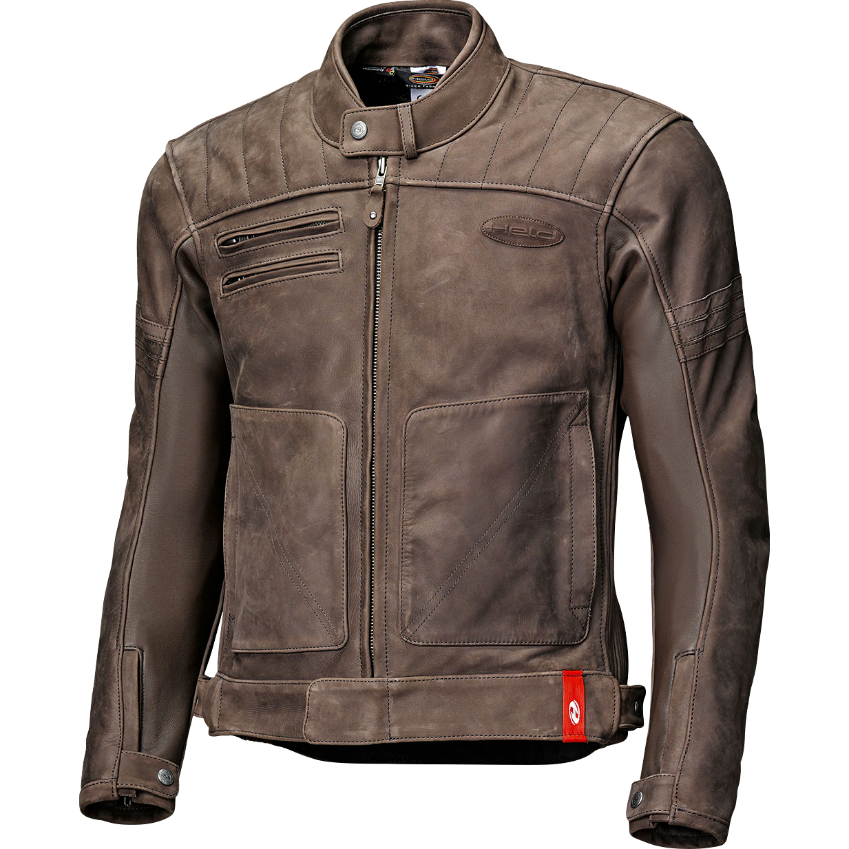 Held-Hot Rock Lederjacke braun 106 (54 lang)-1005821999006327