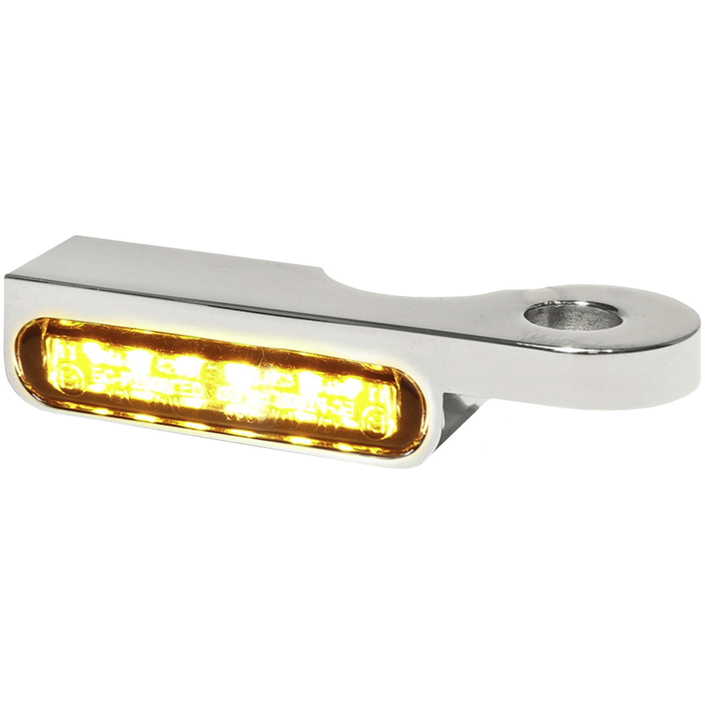 HeinzBikes LED Alu Blinkerpaar vorne für Harley Softail 1996-2014 chrom - Motorradteile & Ersatzteile - Beleuchtung