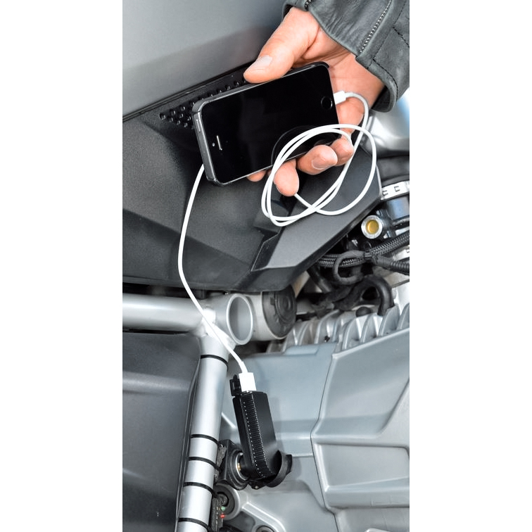 Baas Bikeparts-USB Winkeladapter 2A für DIN-Steckdose Ø12mm USB4-5703061023000580