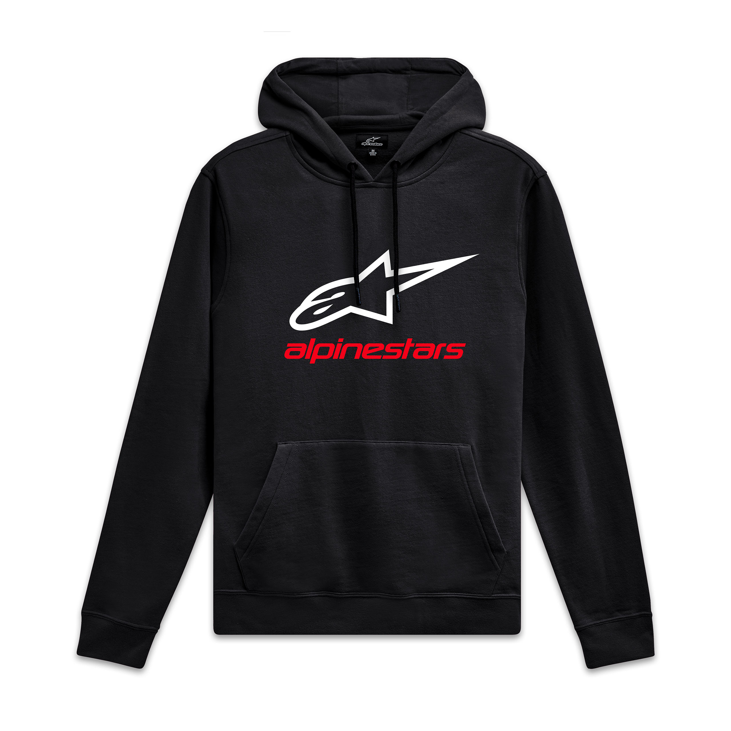 Alpinestars Always V3 Hoodie schwarz/weiß/rot S - Motorradbekleidung - Sport Motorradbekleidung