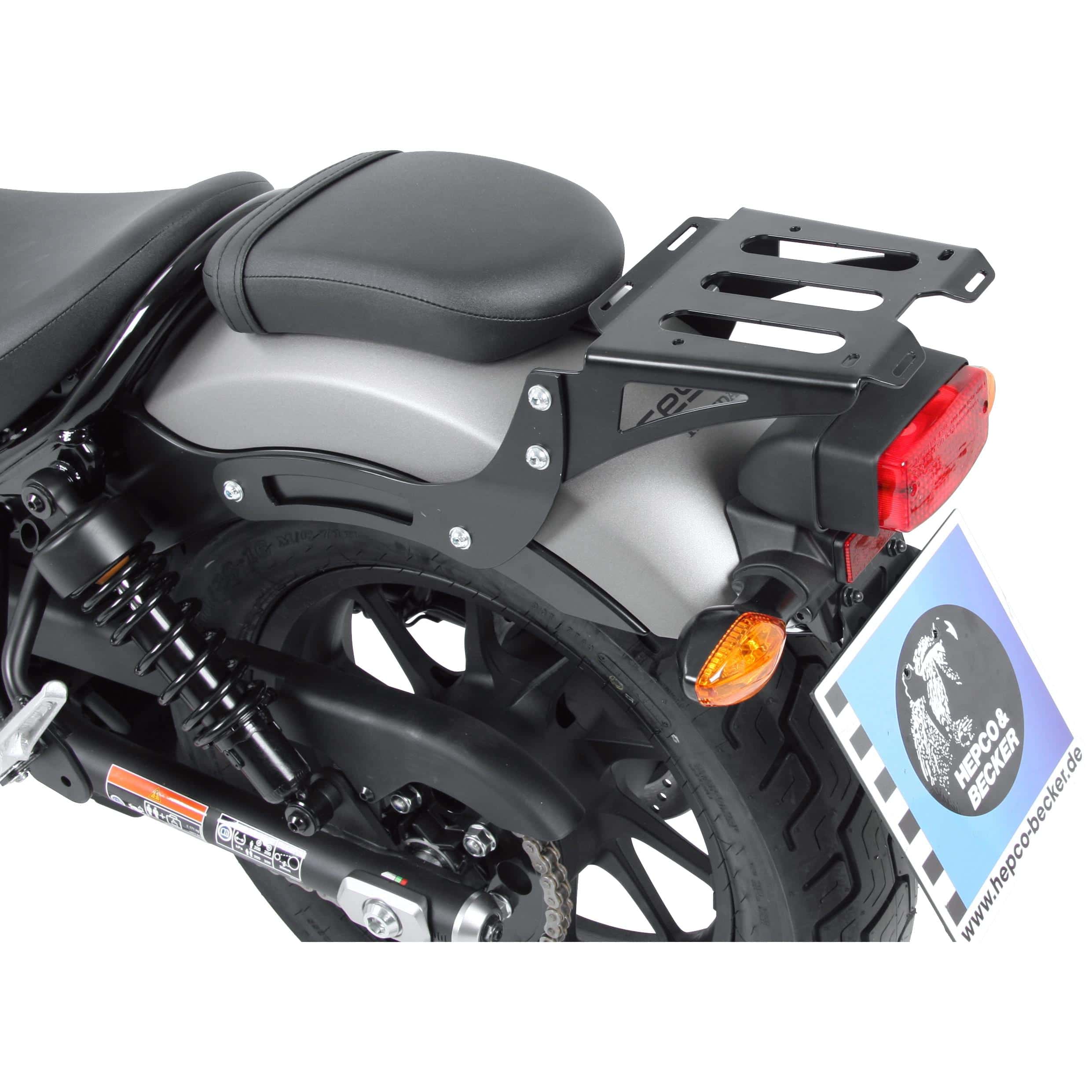 Hepco & Becker Gepäckbrücke Minirack schwarz für Honda CMX 500 Rebel - Motorradzubehör - Motorradgepäck