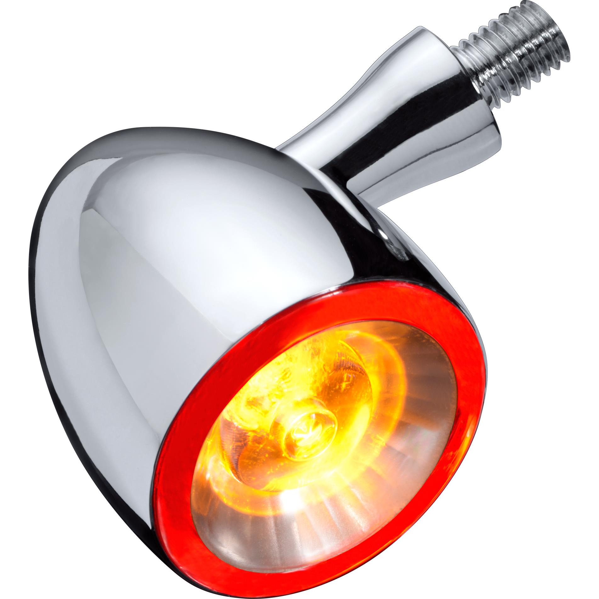 Kellermann-LED Metall Rücklicht/Blinker M8 Bullet 1000® DF Ø39mm chrom-5699221020000280