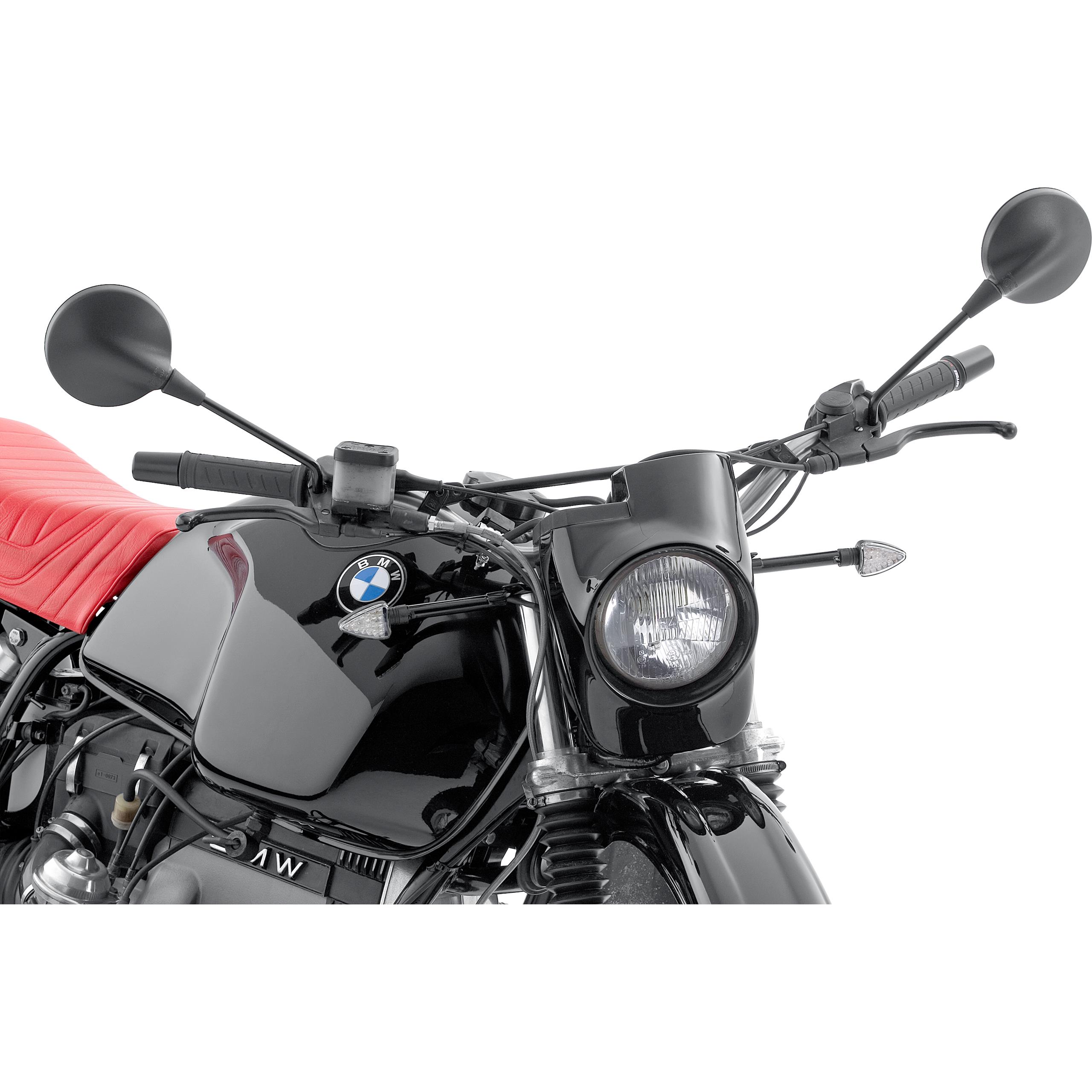 Smat Nord-Lenkerspiegel M8x1,25R ST09 Ø120mm für BMW schwarz-5024841113000230