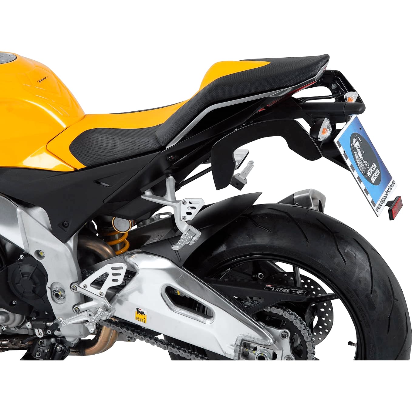 Hepco & Becker Seitentaschenhalter C-Bow schwarz für Aprilia Tuono V4 - Motorradzubehör - Motorradgepäck