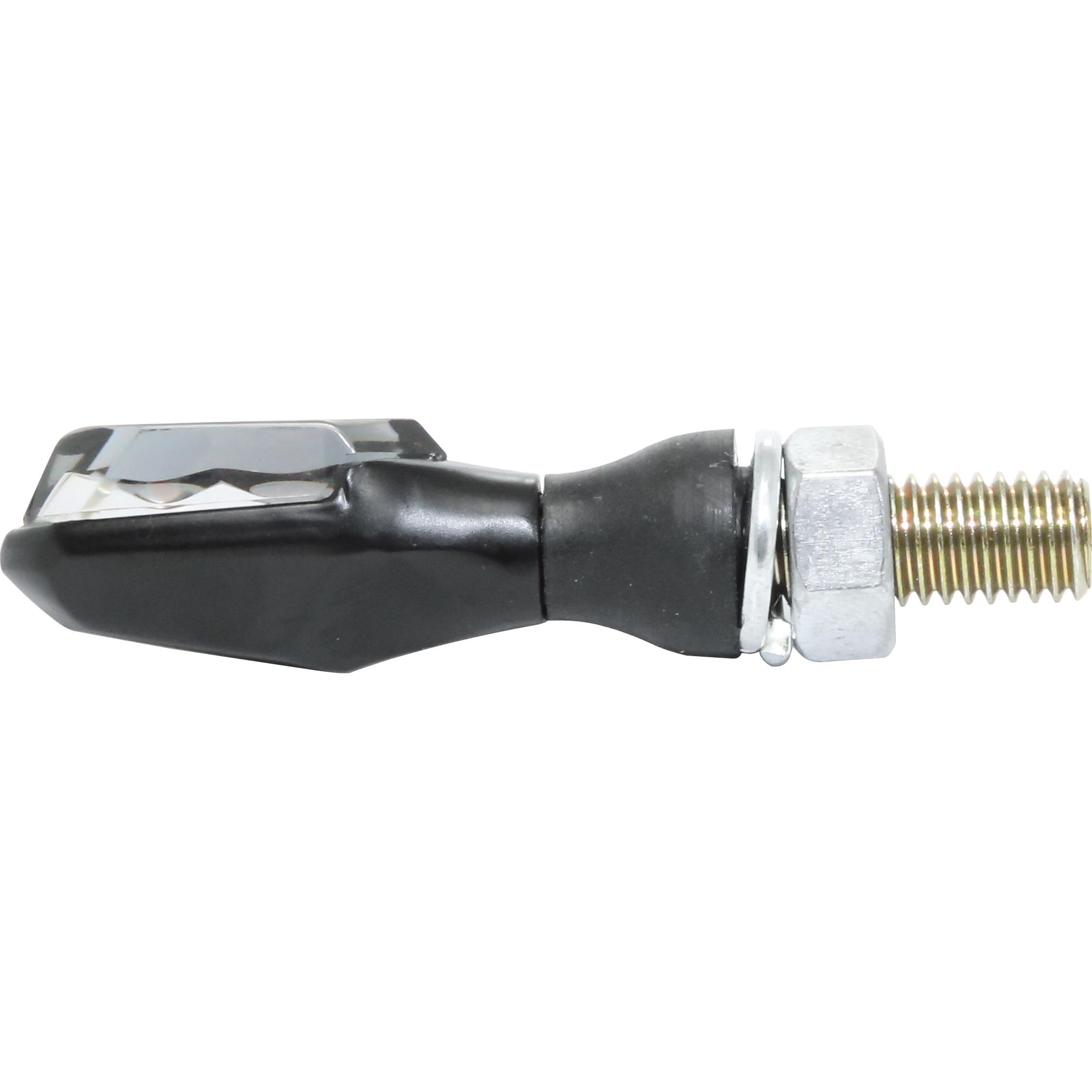 Highsider-LED Blinkerpaar Sonic-X2 M8 Metall schwarz, getöntes Glas-5706141020000880
