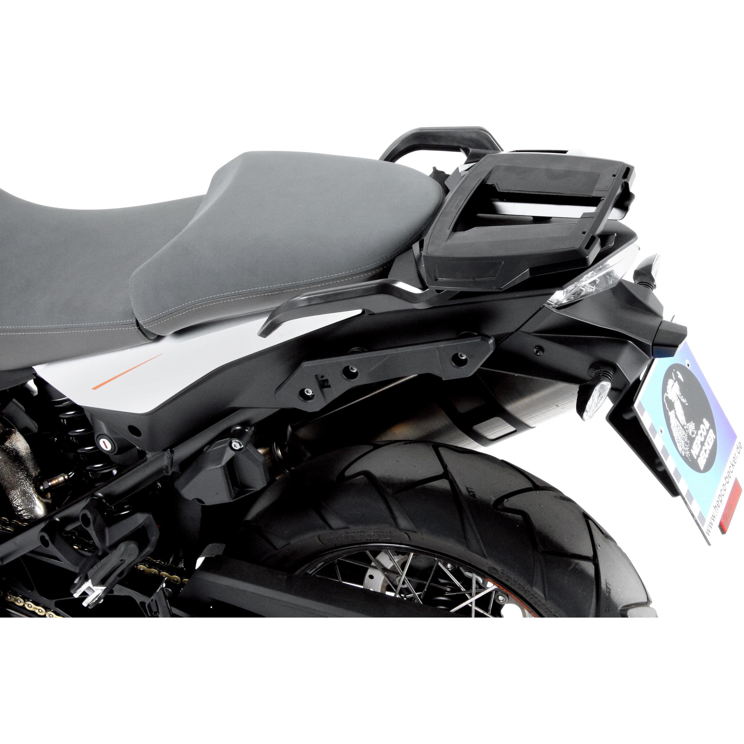 Hepco & Becker Alurack Gepäckbrücke schwarz für KTM 1090 Adventure R - Motorradzubehör - Motorradgepäck