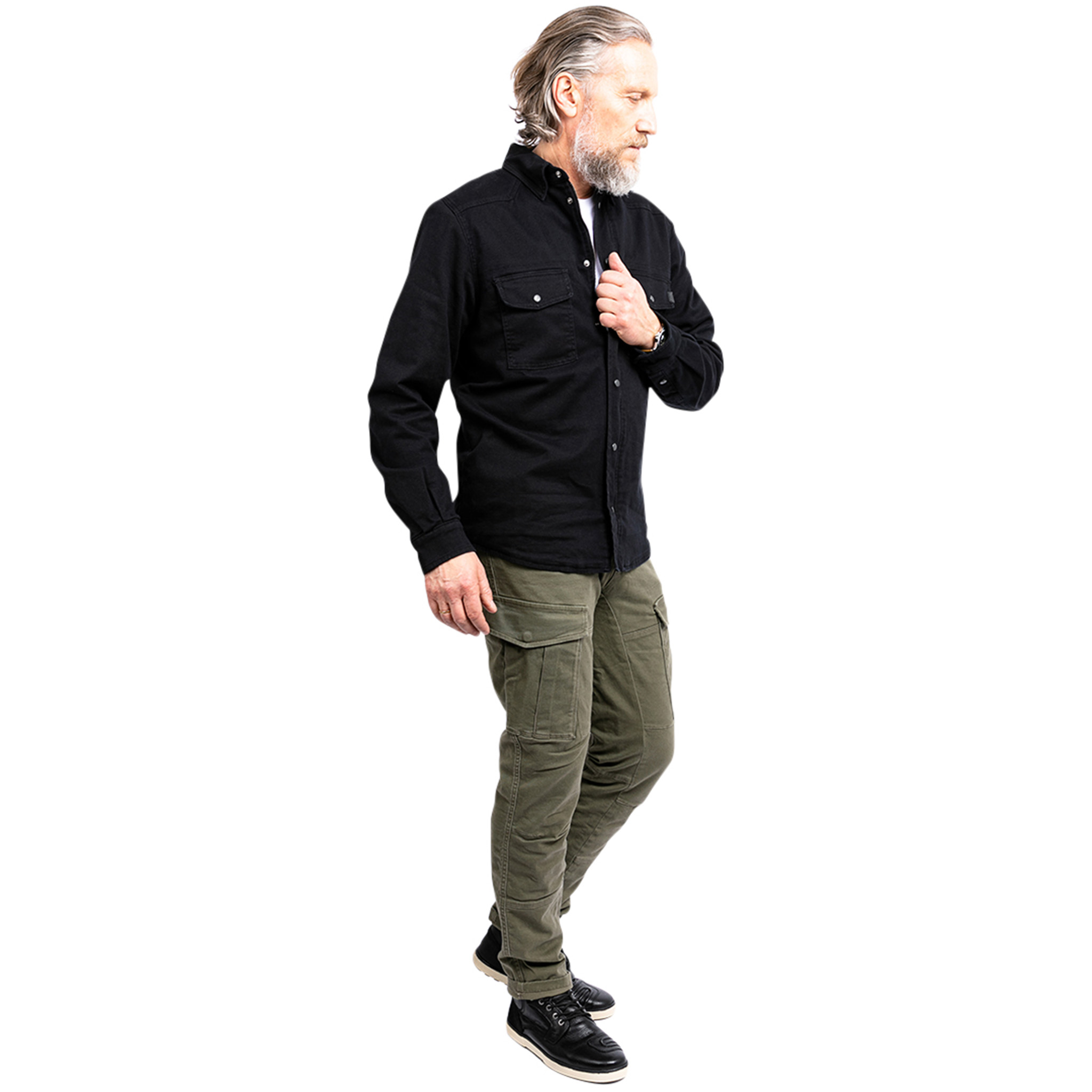 John Doe-XTM Stroker Cargo Motorradhose olive 33/32-2106211999026241