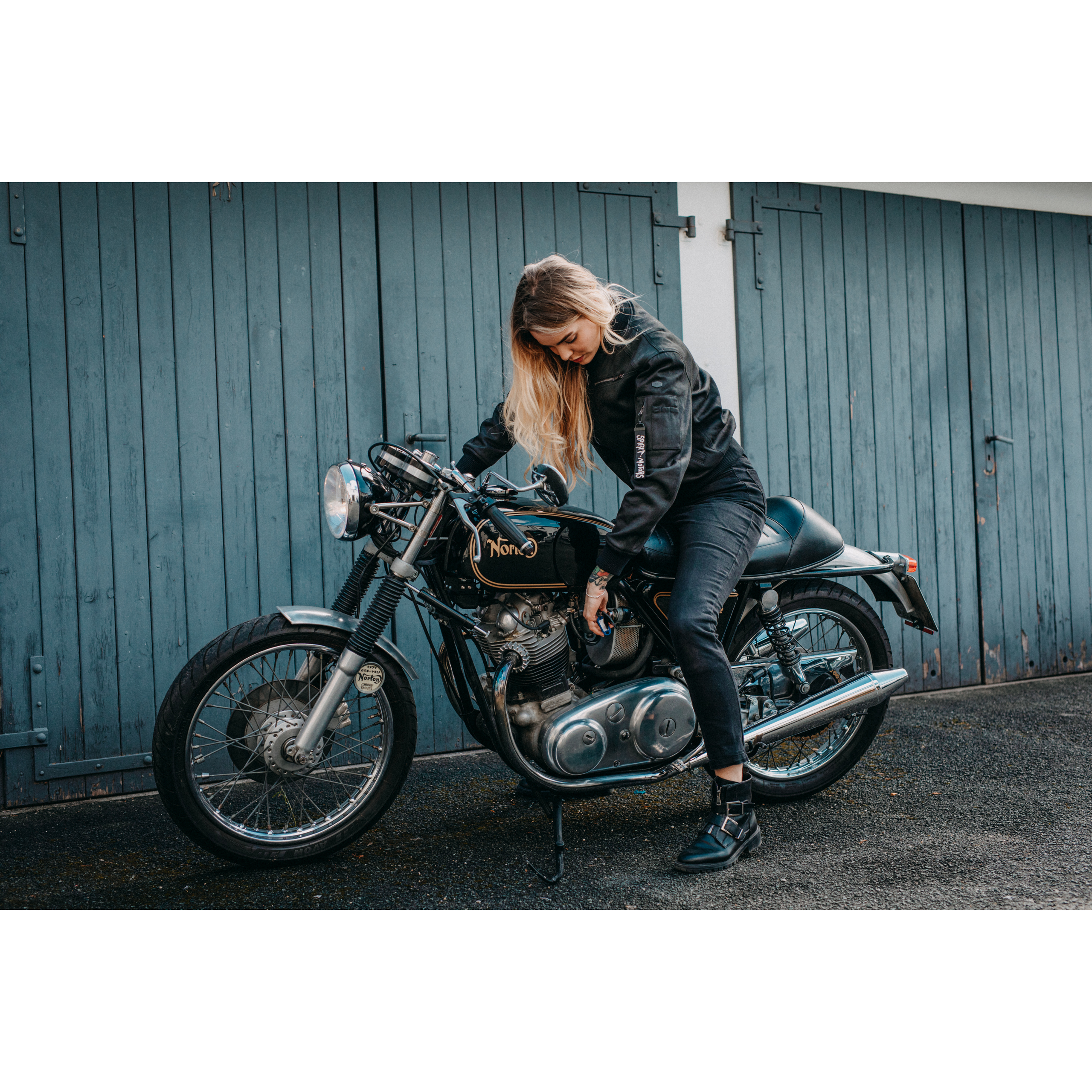 Spirit Motors-Smoky Stella Damen Textiljacke schwarz XXL-2016771999001112