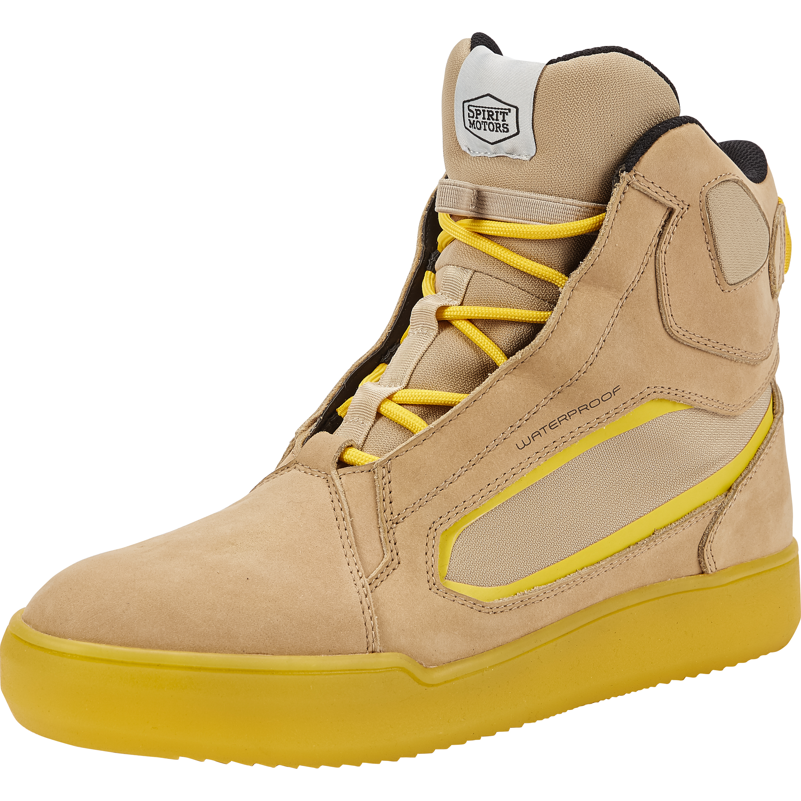 Spirit Motors Jack Tech WP Motorradschnürstiefel kurz gelb 47 - Motorradbekleidung - Lifestyle Motorradbekleidung
