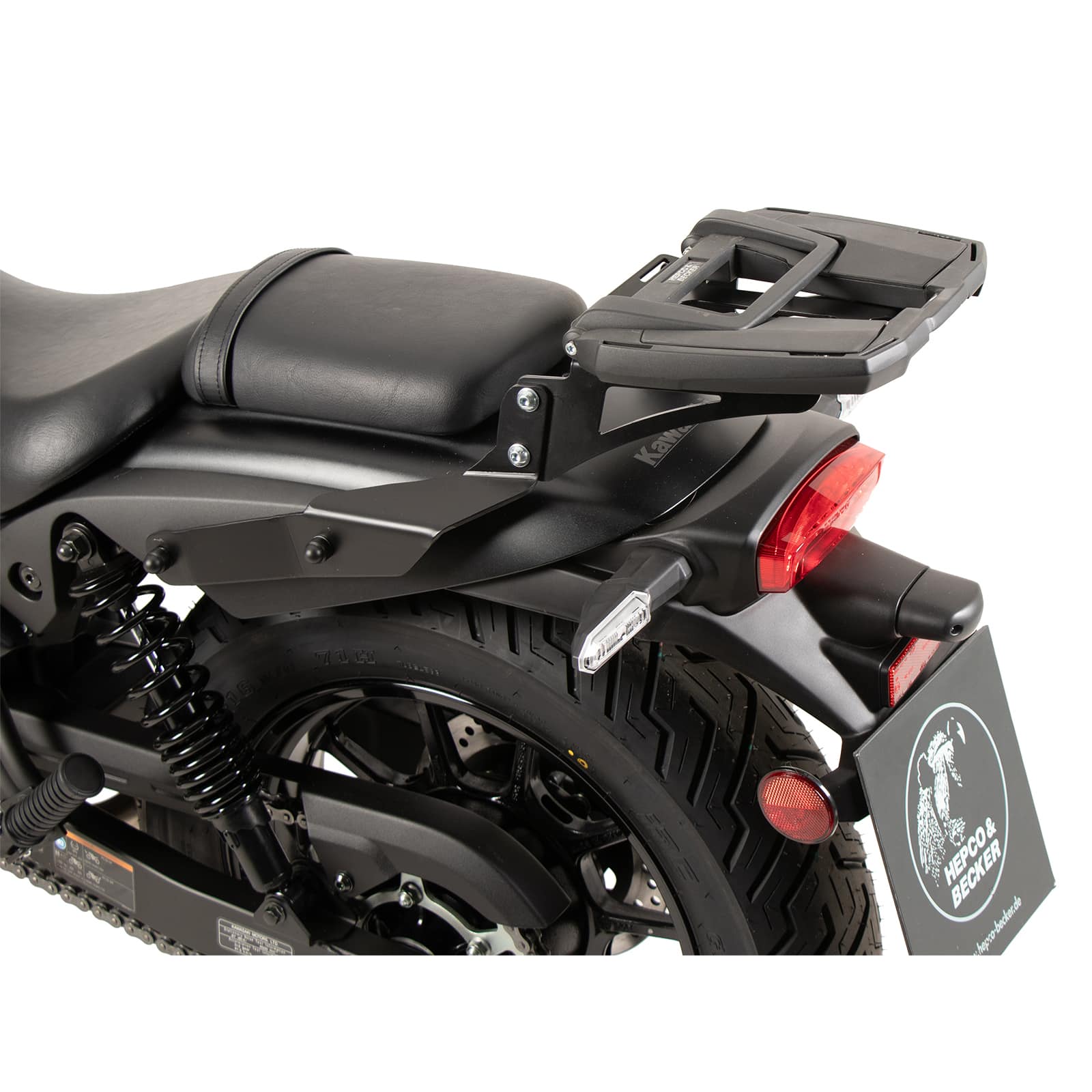 Hepco & Becker Gepäckträger Easyrack schwarz für Kawasaki Eliminator 500 - Motorradzubehör - Motorradgepäck
