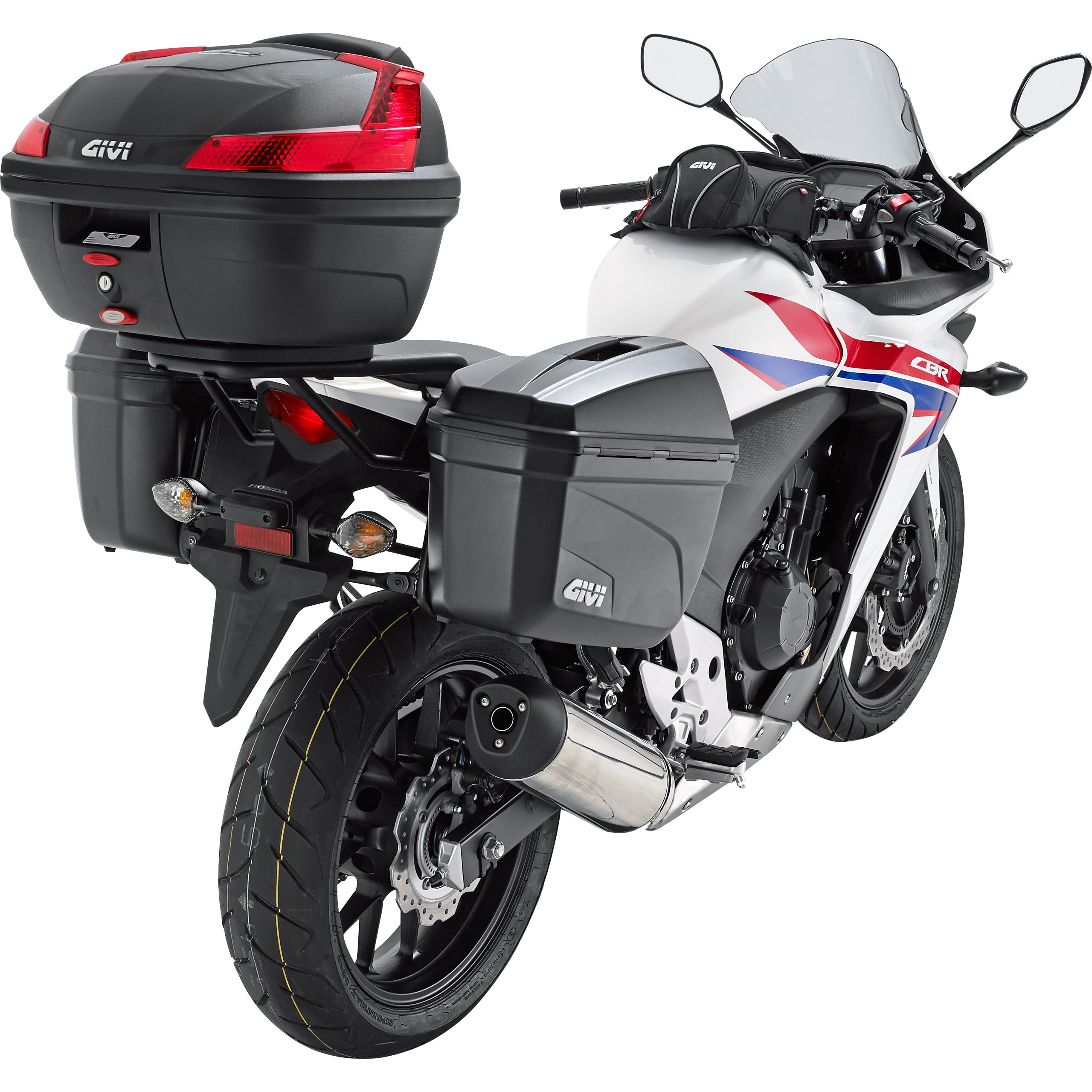 Givi-Monokey® Seitenkofferpaar E22N 44 Liter matt schwarz unlacki-5695921189000570
