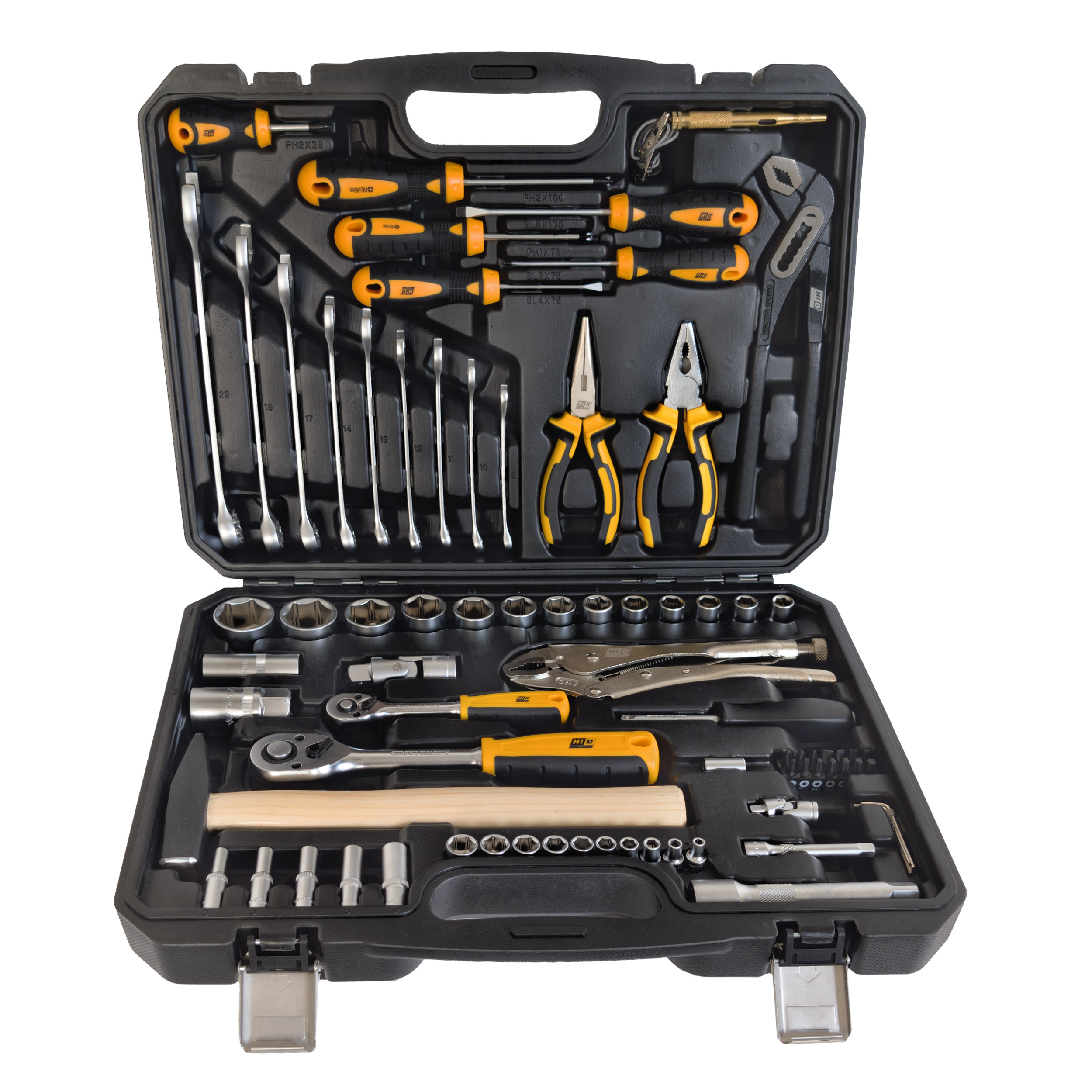 Hi-Q Tools mallette à outils 76 pièces