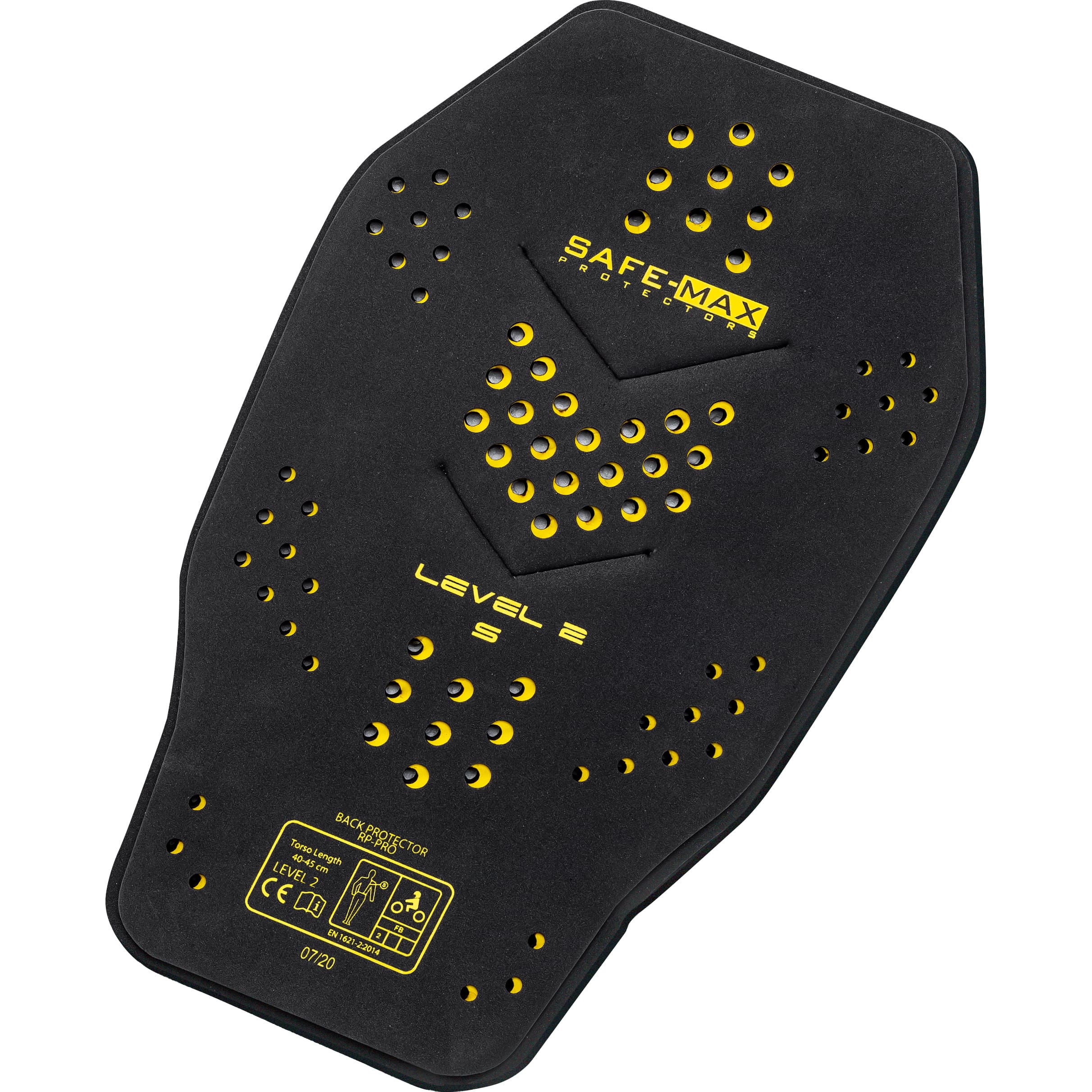 Safe Max-Rückenprotektor RP-Pro Comfort 8.0 AKTION schwarz/gelb-3212381999009