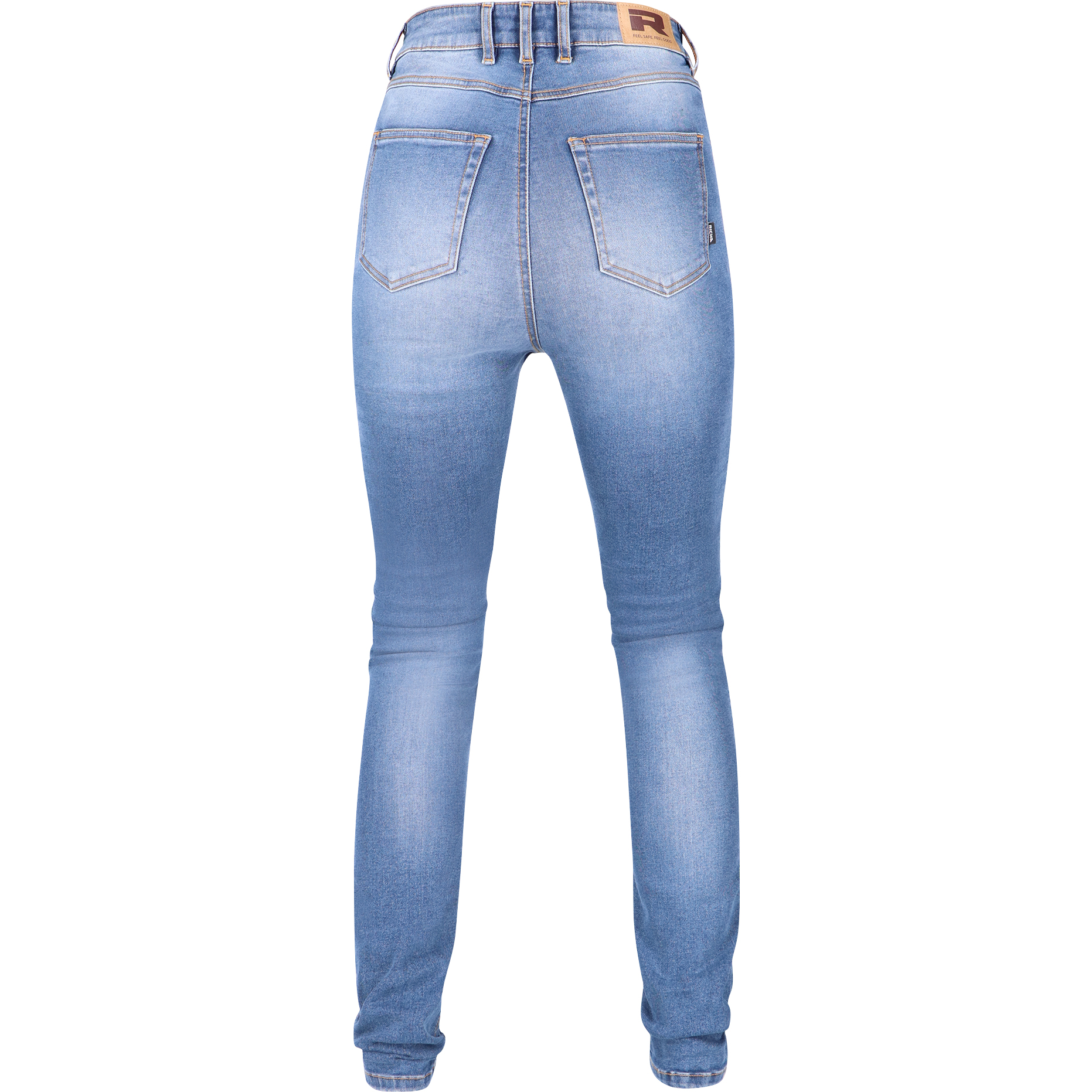 Richa-Second Skin Damen Jeans kurz washed blau 36-2110171999003298