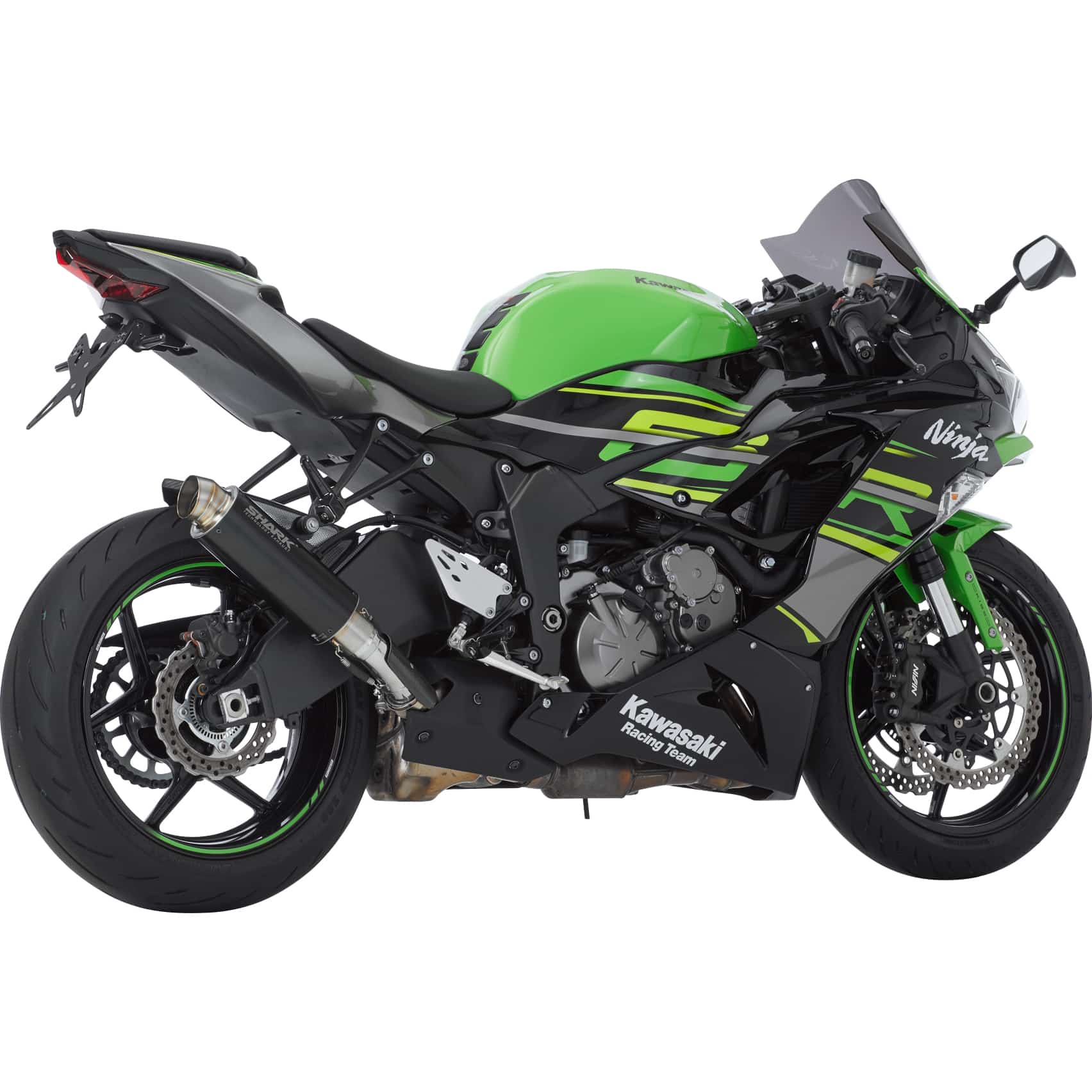 Shark exhaust SRC4 Auspuff Schwarz 845073 für Kawasaki ZX-6 R 2019-